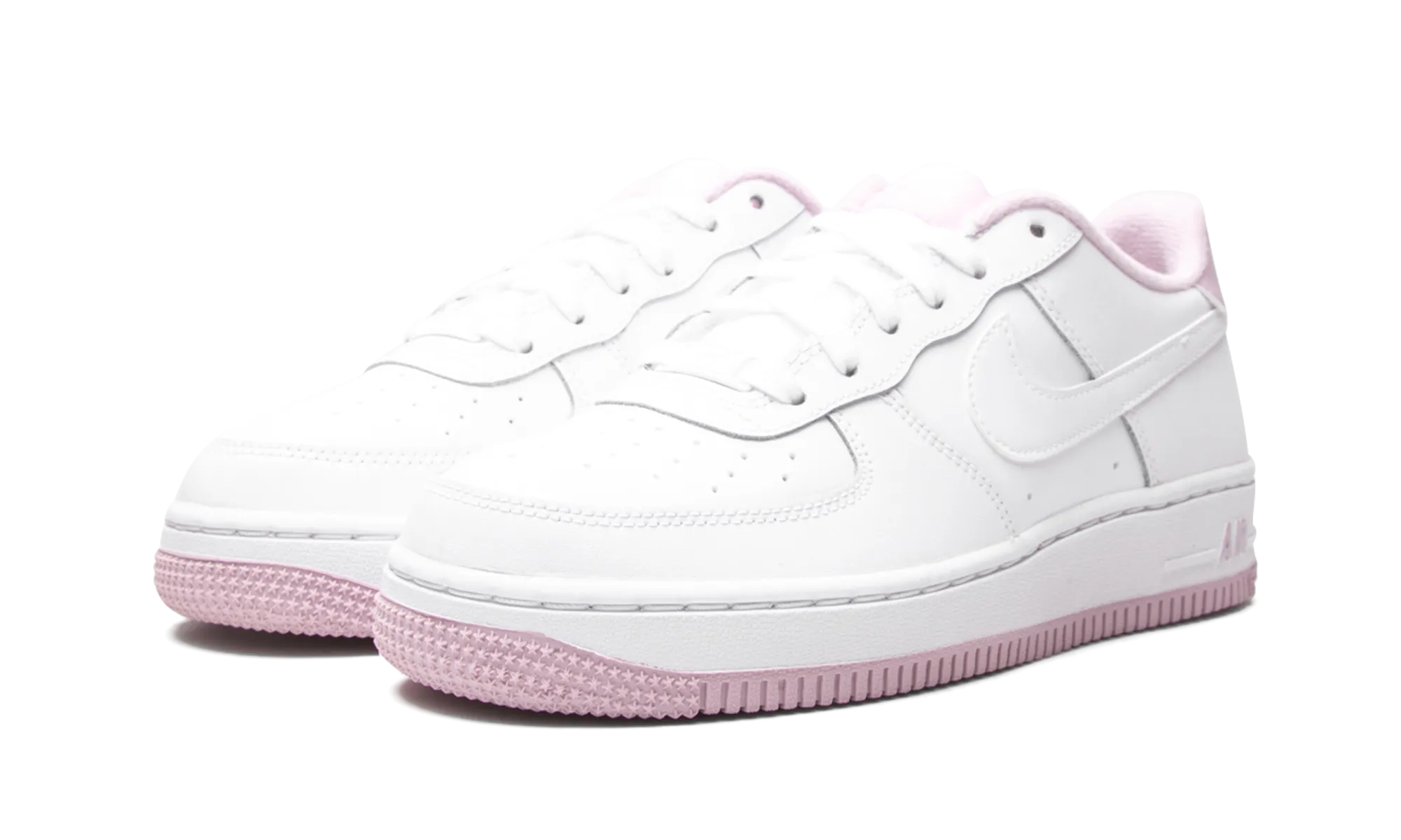 Air Cushion Precision Edge Design Air Force 1 Low GS "White / Iced Lilac"
