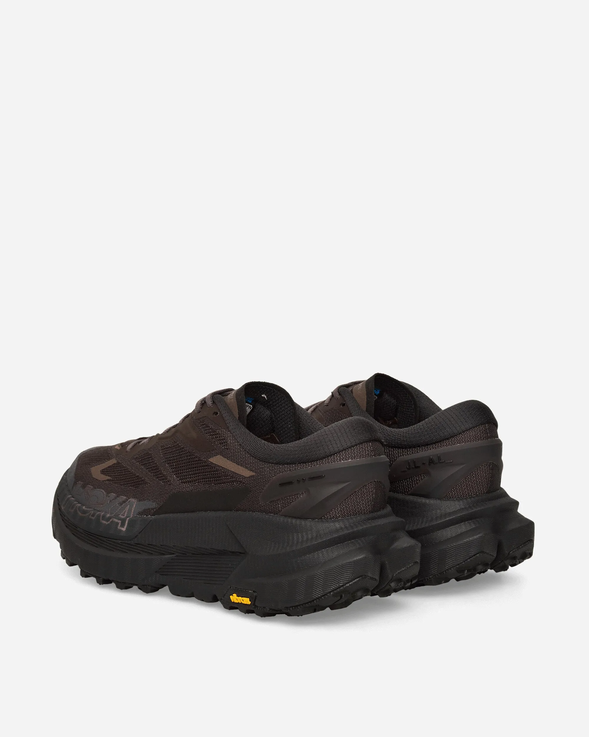 Hoka Mafate X Sneakers Jet Black / Espresso Ground Control Responsive Gear