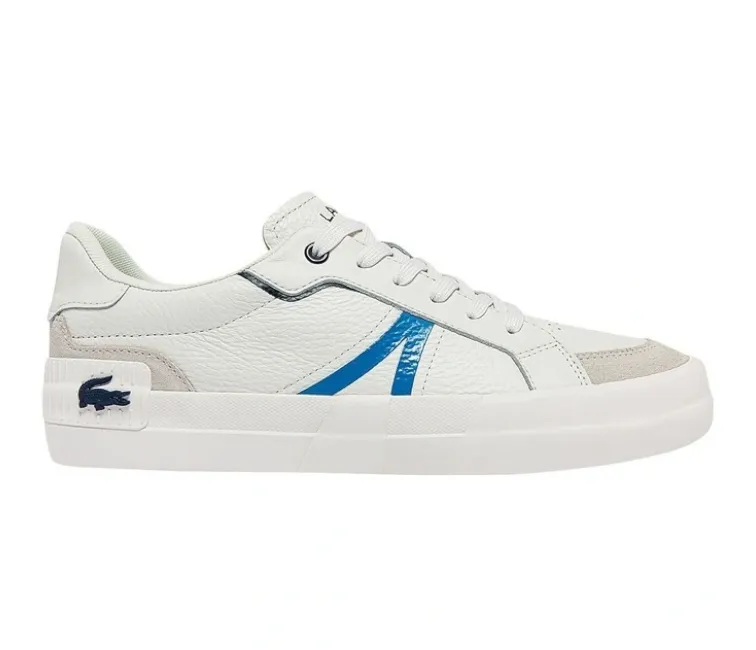 Men's Lacoste L004 0722 2 CMA (White/Blue) Sleek Silhouette