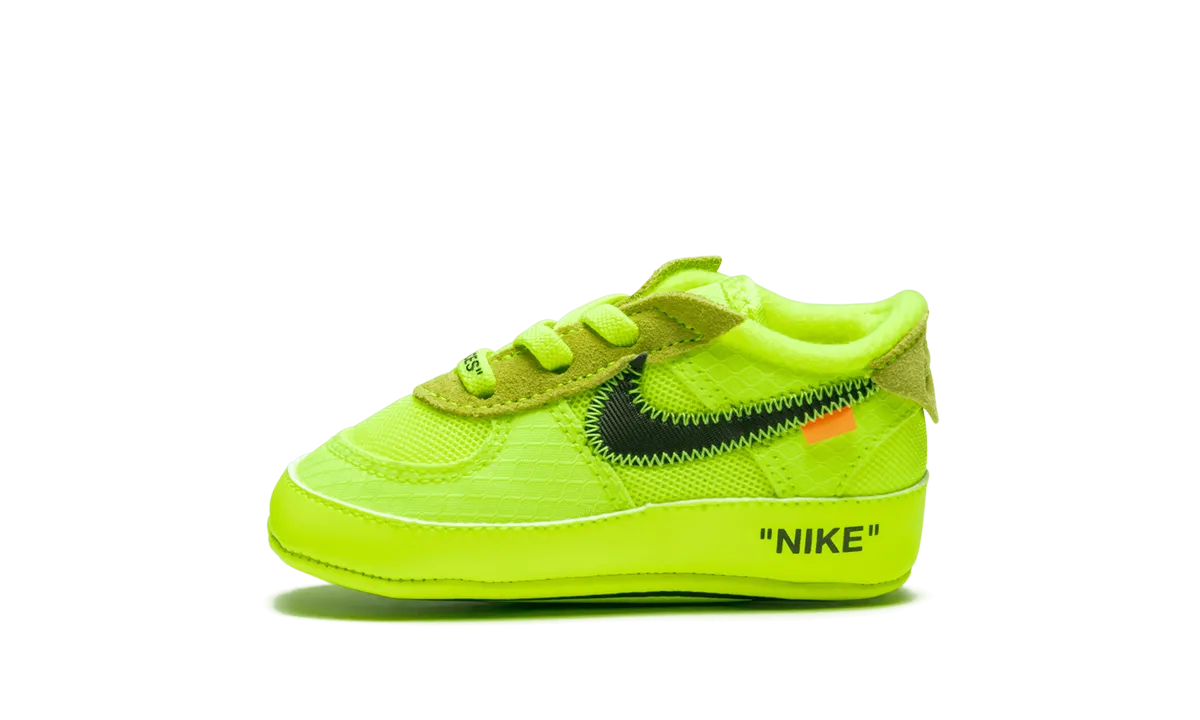 Supportive shock absorption Sustainable Production Process The 10: Air Force 1 "Off-White Volt"