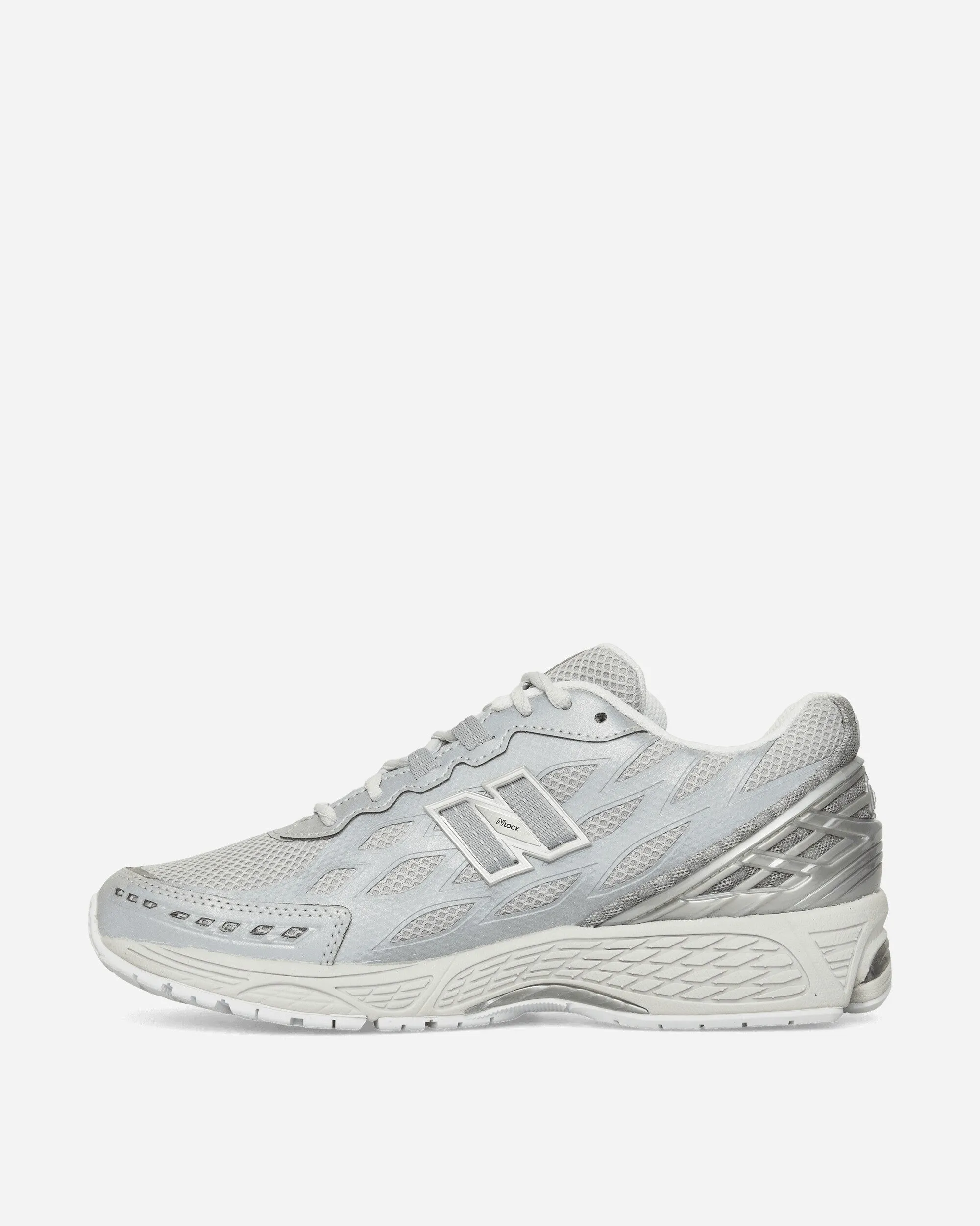 Arch Support System Anti Slip Traction 1906W Sneakers Silver Metallic / White