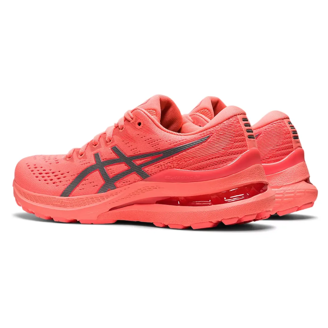 Women's Asics Gel-Kayano 28 Lite-Show Sun Coral Cushioned durability
