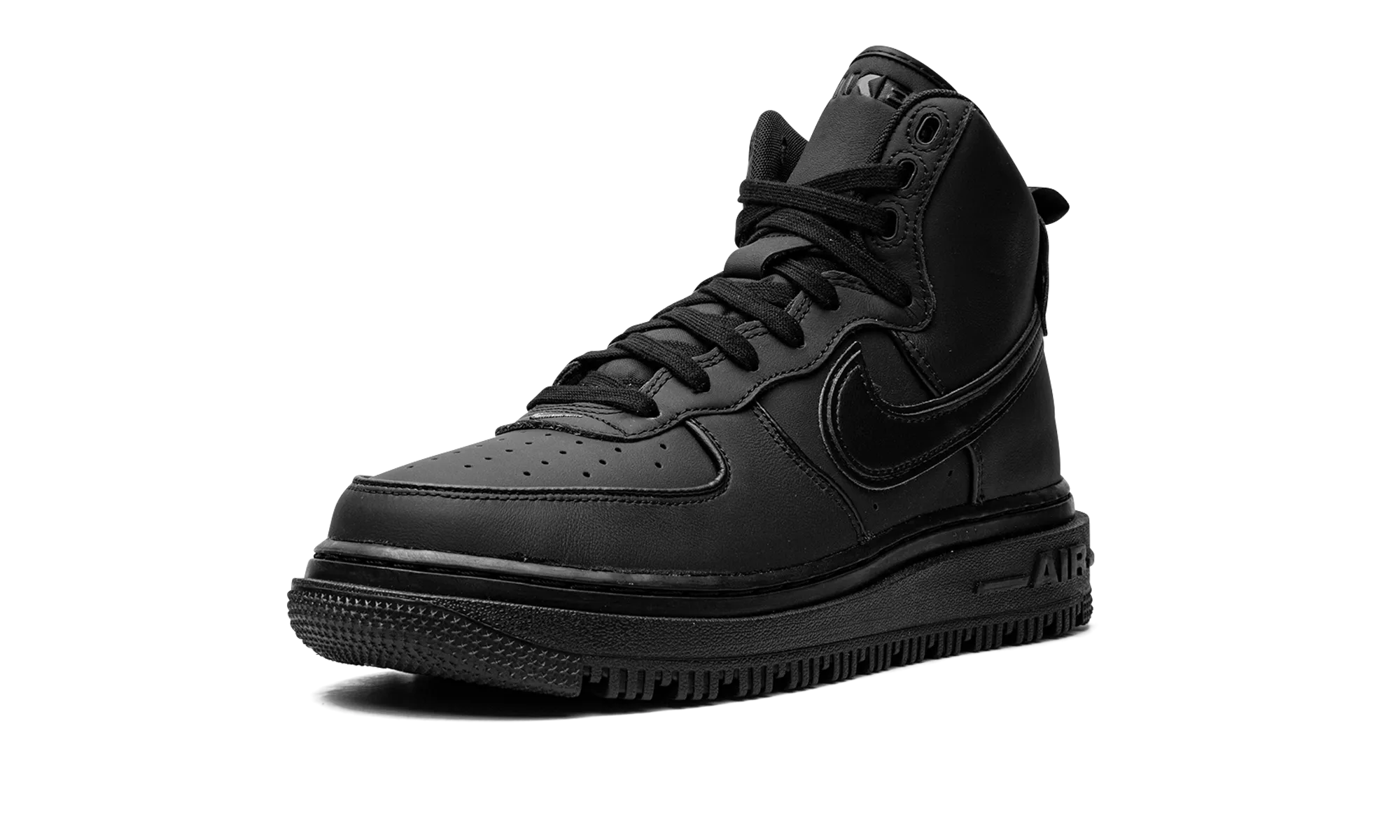 Supportive shock absorption Anti Perspiration Air Force 1 Boot "Black / Anthracite"