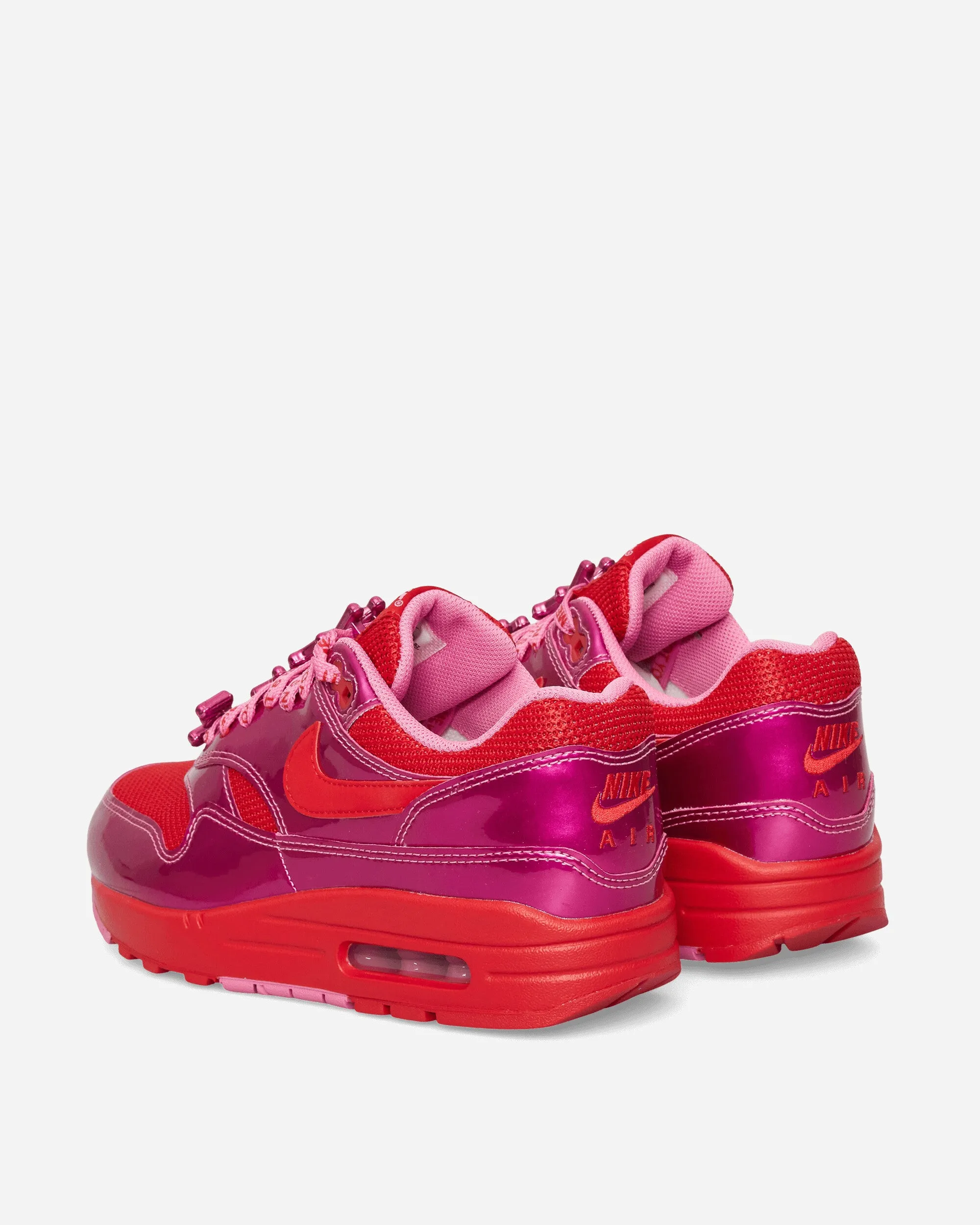 Air Max 1 Premium Sneakers Playful Pink / University Red Non Toxic Adhesives