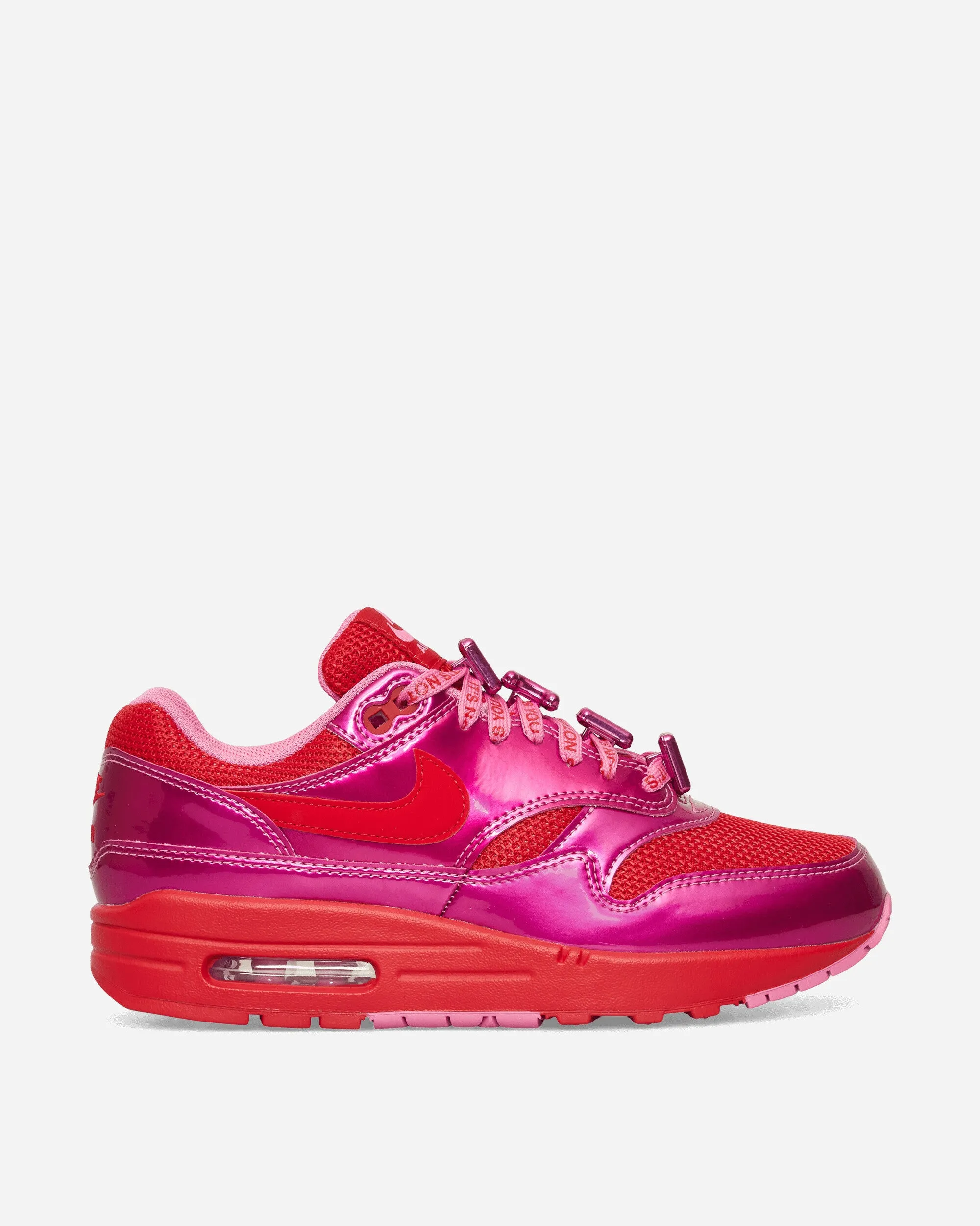 Wear ease Silent Walk Air Max 1 Premium Sneakers Playful Pink / University Red