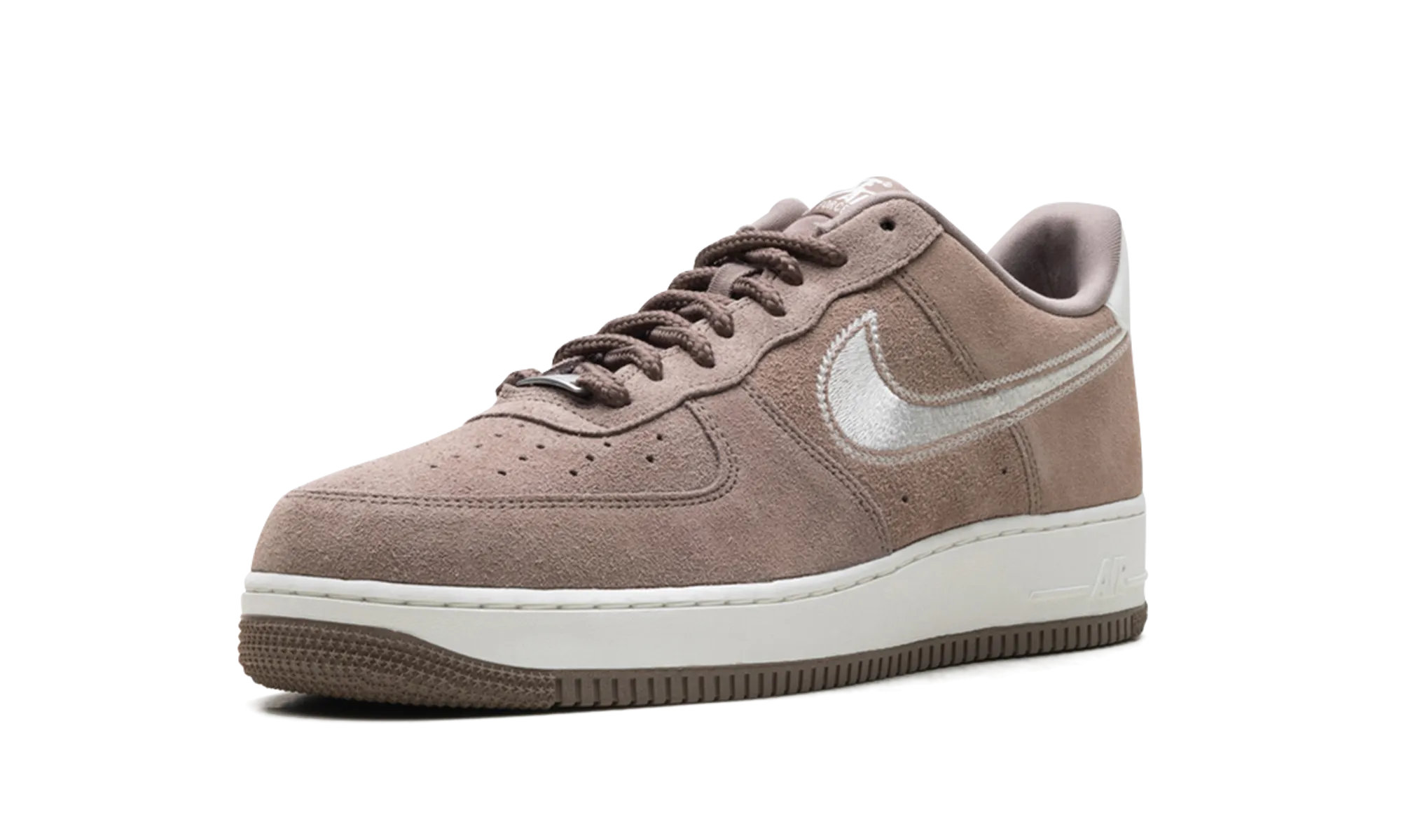 Comfort Boost Lace Closure Air Force 1 Low '07 LV8 "Mink Brown Embroidered Swoosh"
