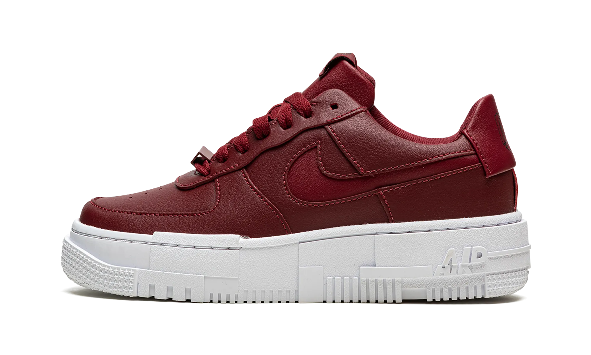 AIR FORCE 1 PIXEL MNS WMNS "Team Red" Heel Cushioning