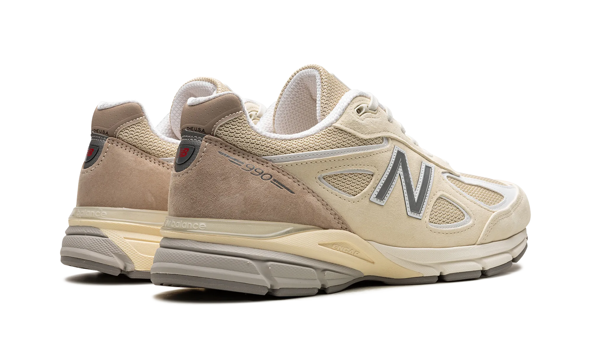 skateboarding shoes unisex shoe design 990v4 "Made in USA - Cream"