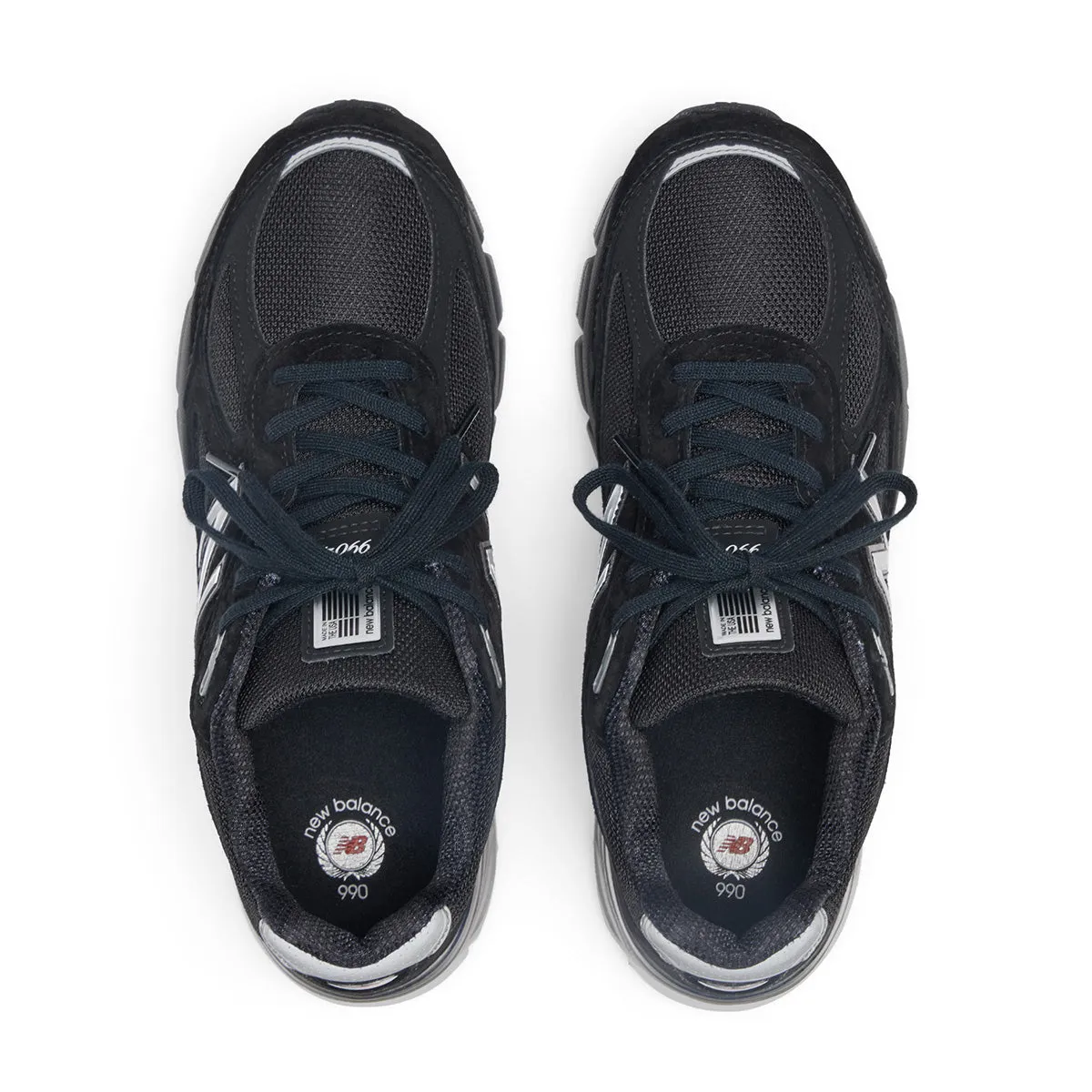 city dwellers' casual shoes in USA 990v4 'Black Silver'