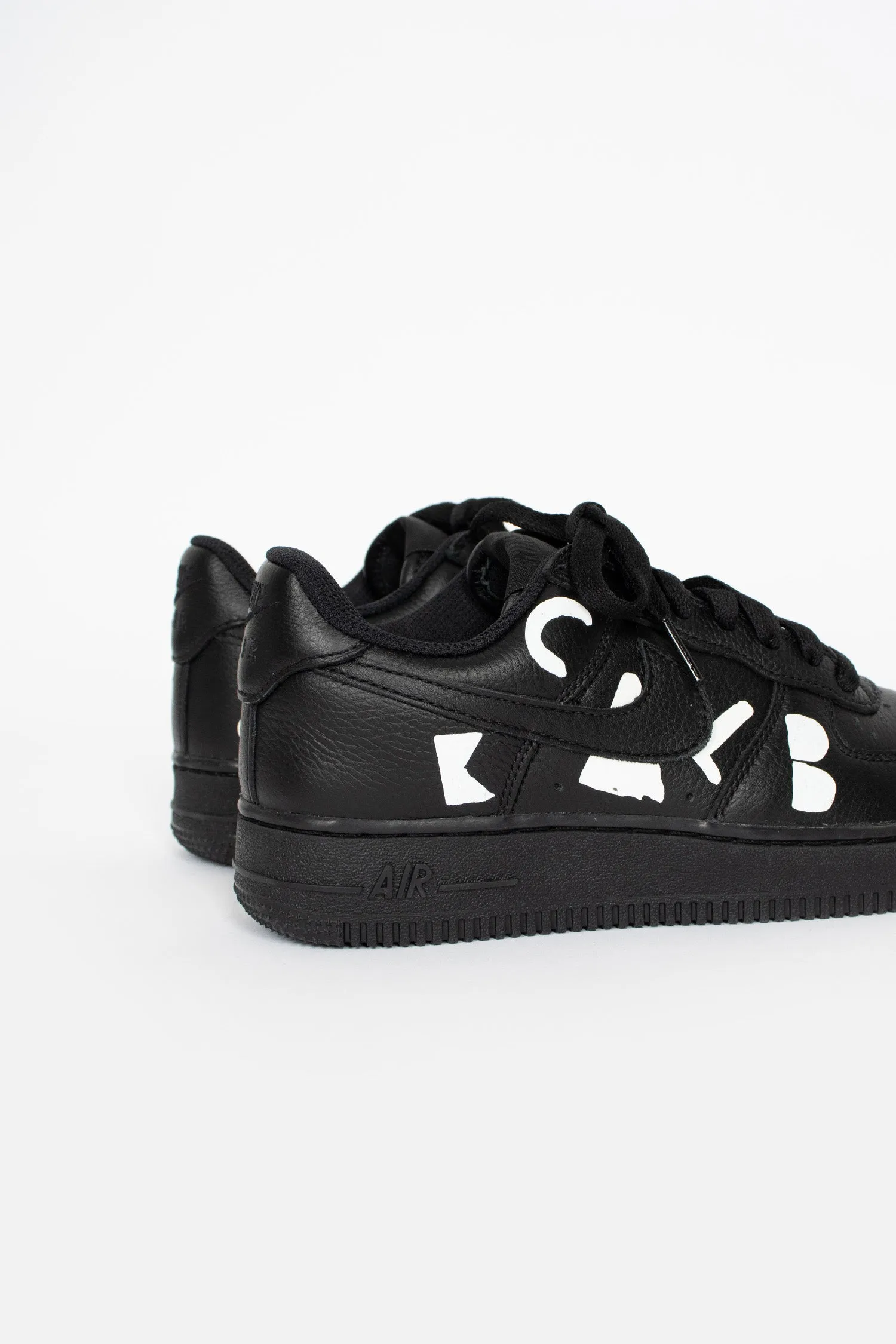 CDG BLACK x Nike Air Force 1 Low Retro Black Comfort water Breathable Airflow Design