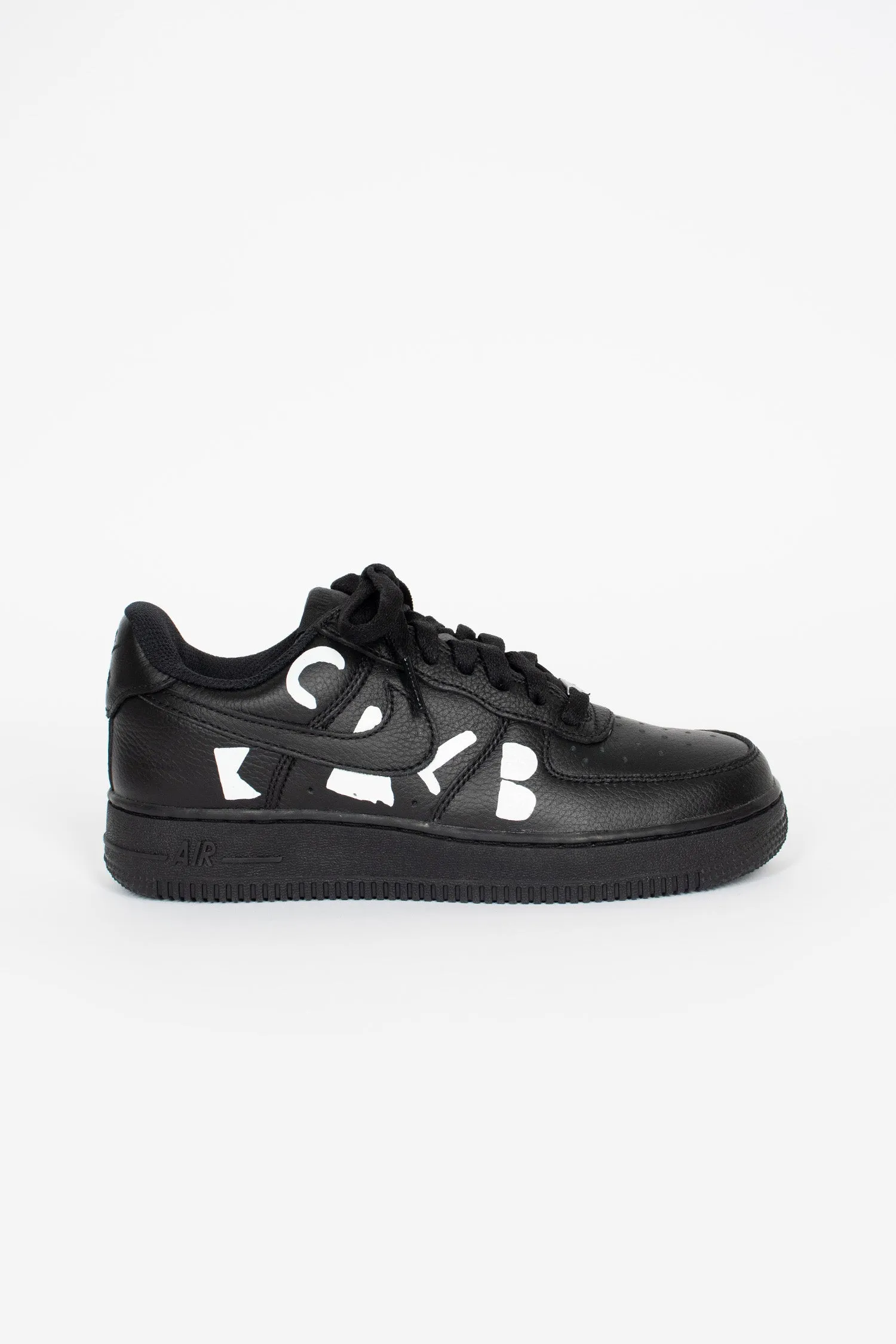 CDG BLACK x Nike Air Force 1 Low Retro Black Airflow Ventilation Channels