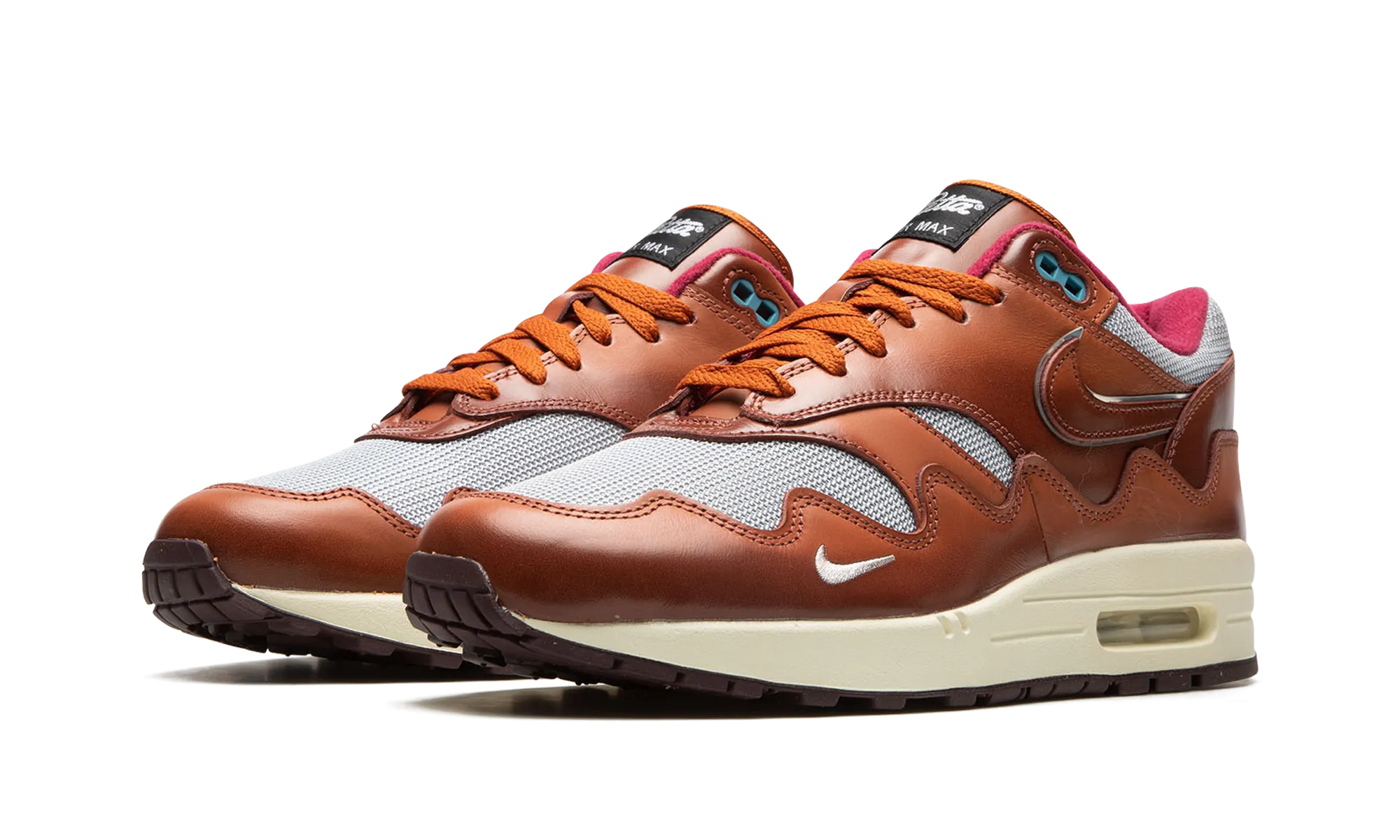 rollerblading shoes strap - trimmed - design shoes Air Max 1 "Patta - Dark Russet"