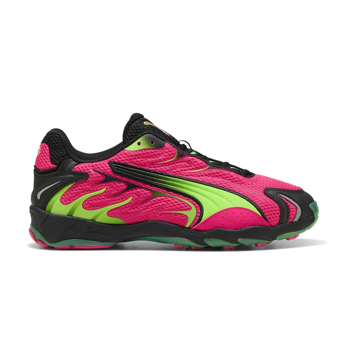 Inhale 'Fluro Pink Pes Green Glare' basketball players' support Distinctive materials