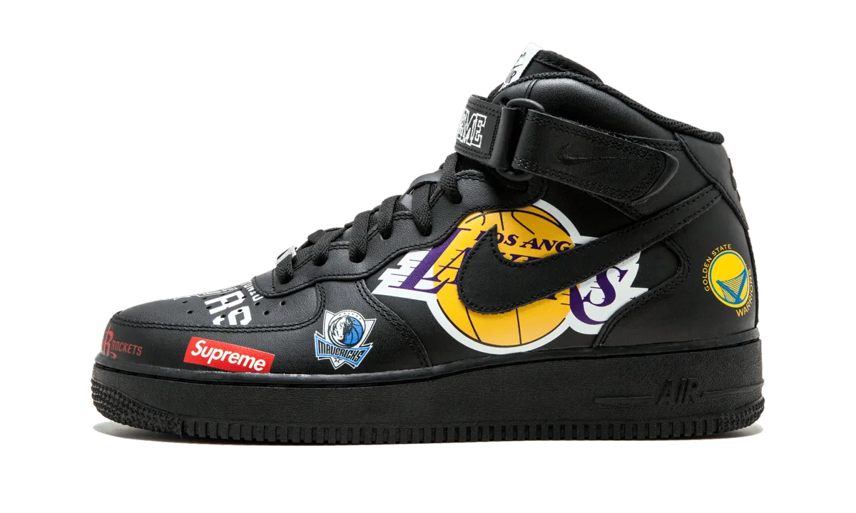 AntiFriction Air Force 1 Mid '07 / Supreme "NBA"