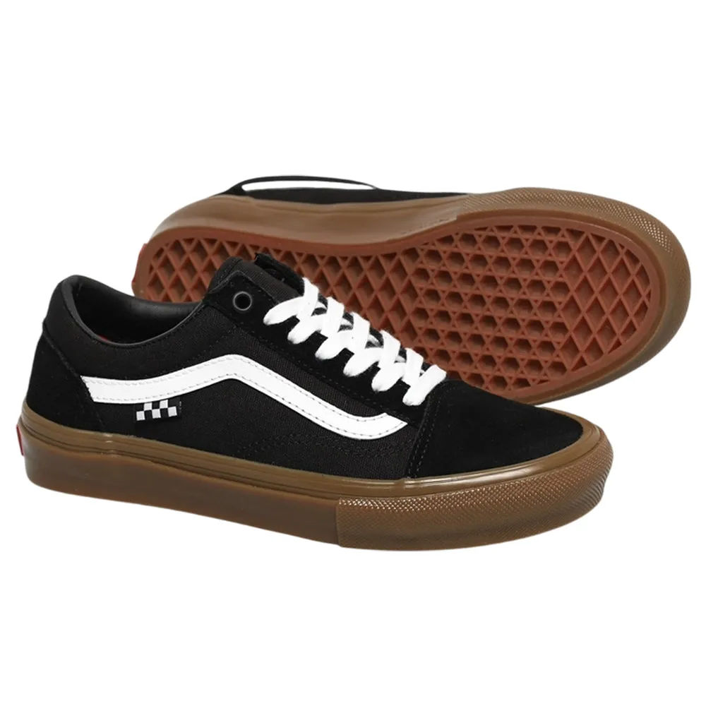 Premium Wear Board Traction Vans - Skate Old Skool (Black/Gum)