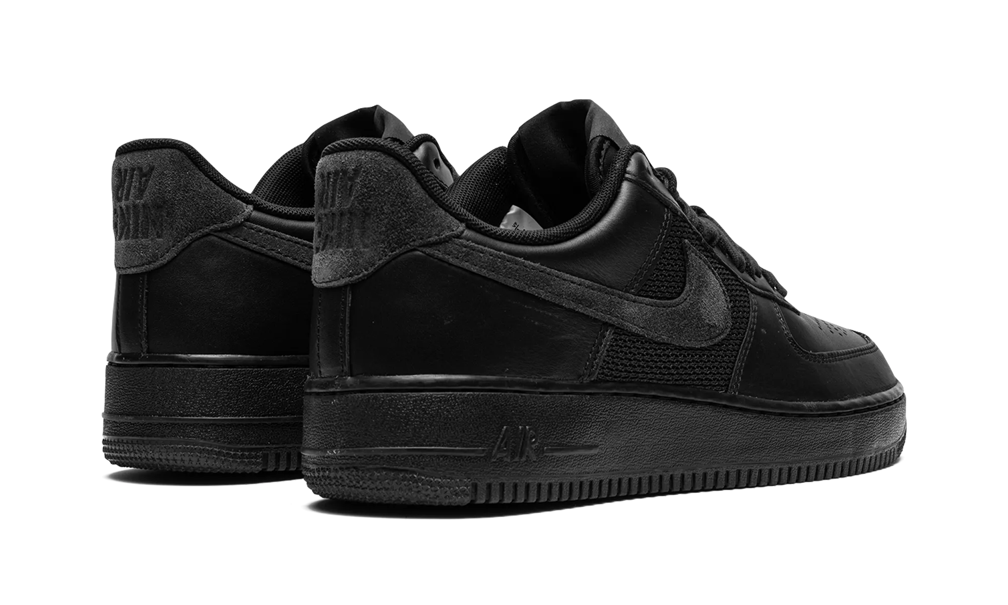 Air Force 1 Low "Slam Jam - Black" Vibrant lining Breathable Airflow