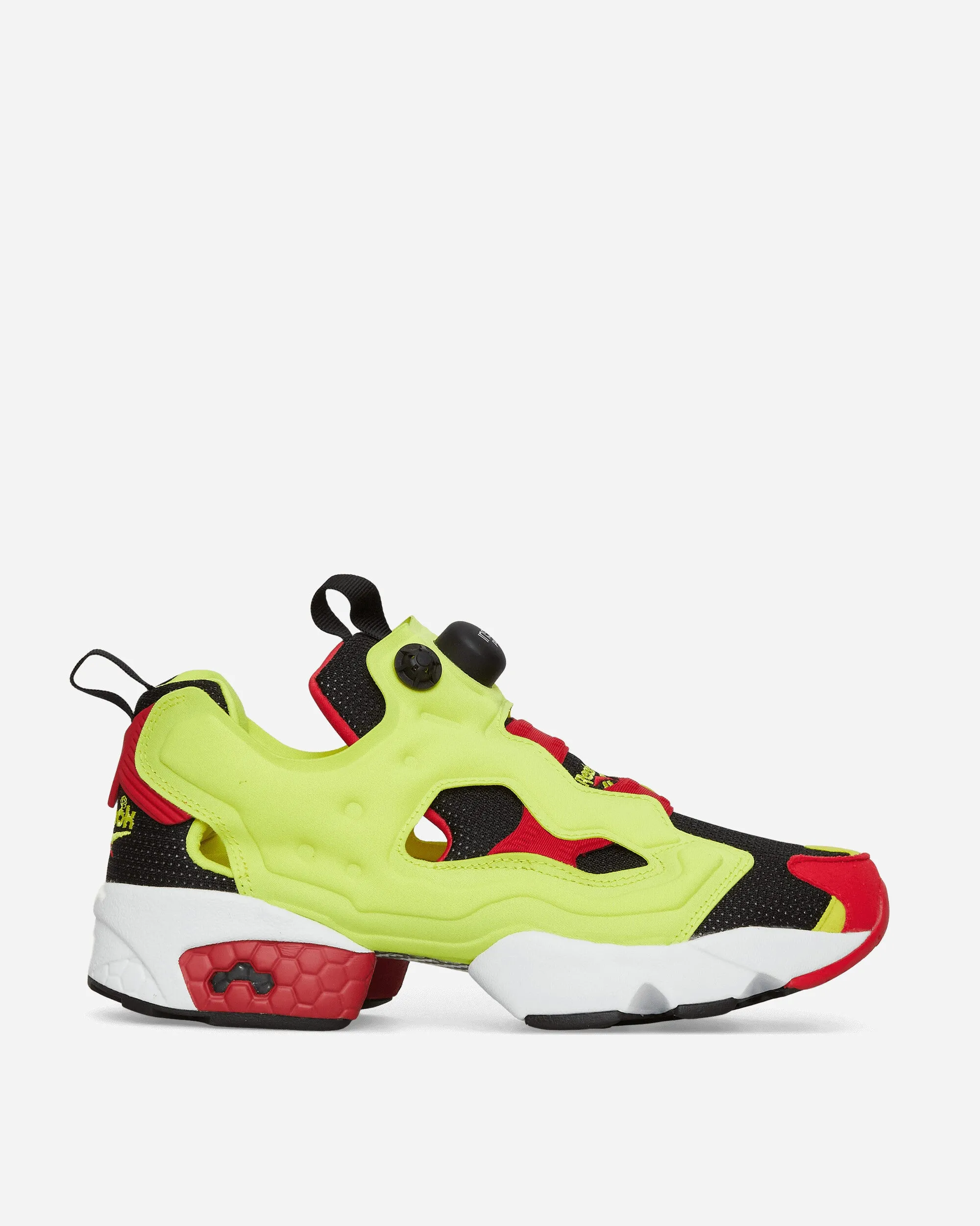 Street Choice Durable rubber sole Instapump Fury 94 Sneakers Hyper Green / Vector Red / Core Black