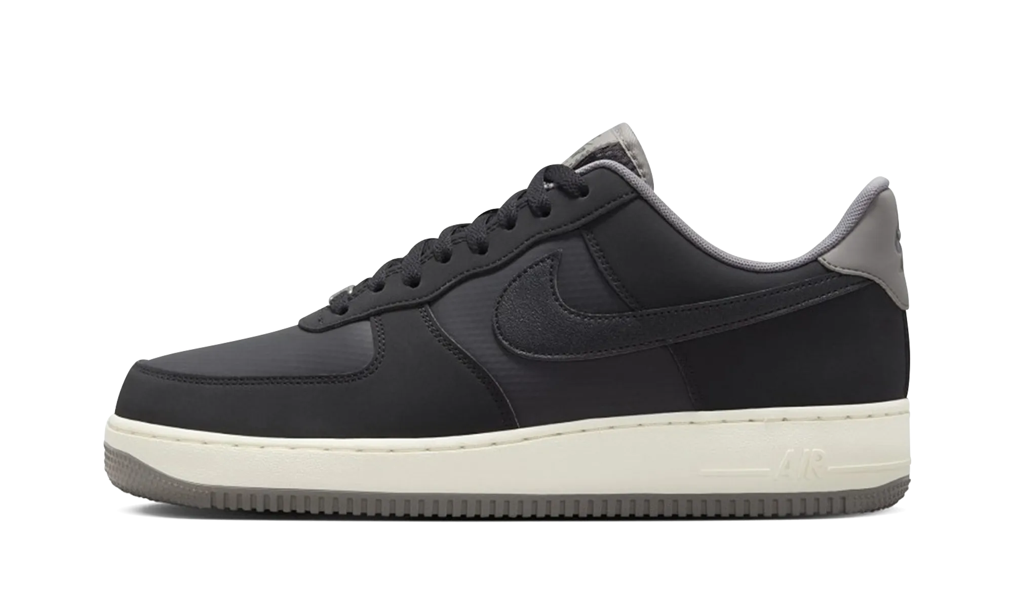 Stretchable Tongue Air Force 1 Low '07 LV8 "Black Flat Pewter"