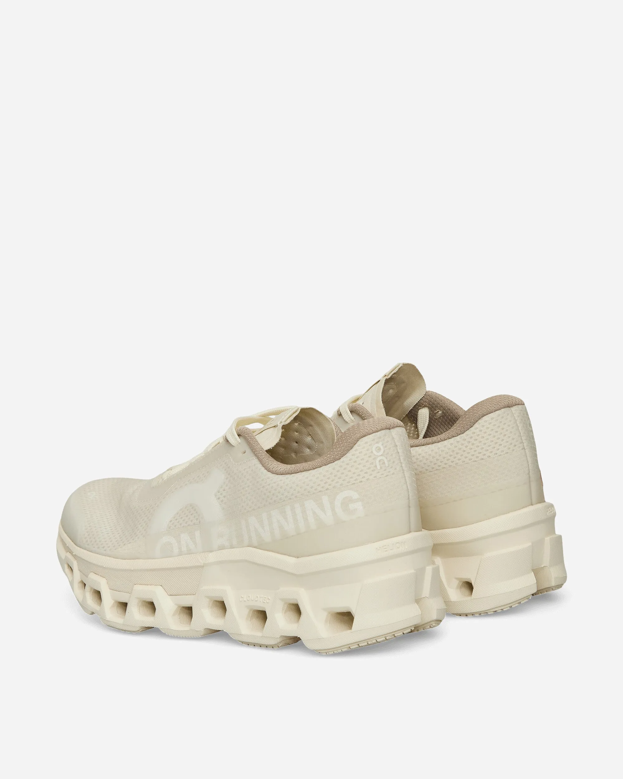 High   Top Everyday Favorite INVINCIBLE Cloudmonster 2 Sneakers Ivory / White