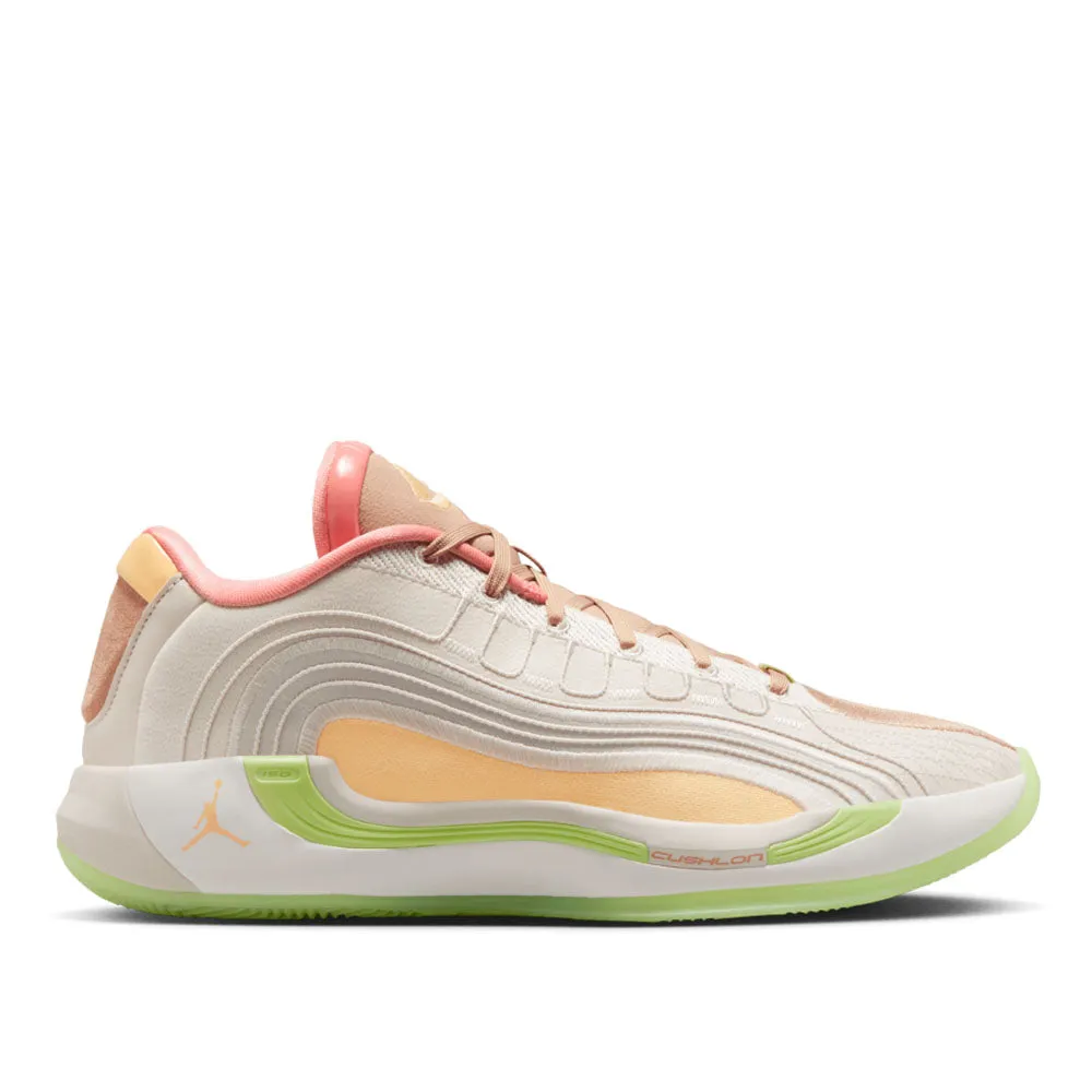 Responsive Step Return Jordan Men's Luka 4 PF "Light Orewood and Tangerine" Basketball Shoes