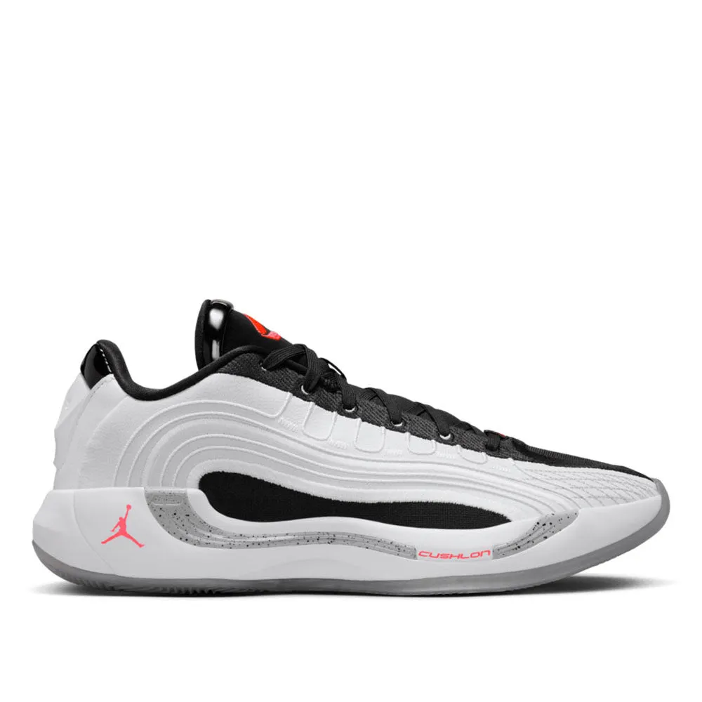 Ankle Hugging Cuff Elastic Heel Tab Design Jordan Men's Luka 4 PF "White Cement" Basketball Shoes