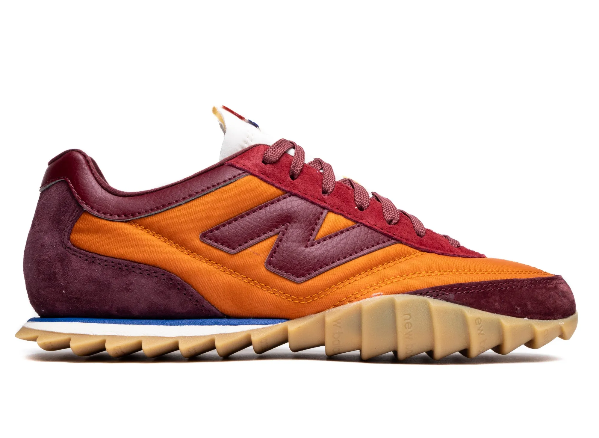 Rock Path Junya Watanabe MAN x New Balance RC30 in Orange and Burgundy