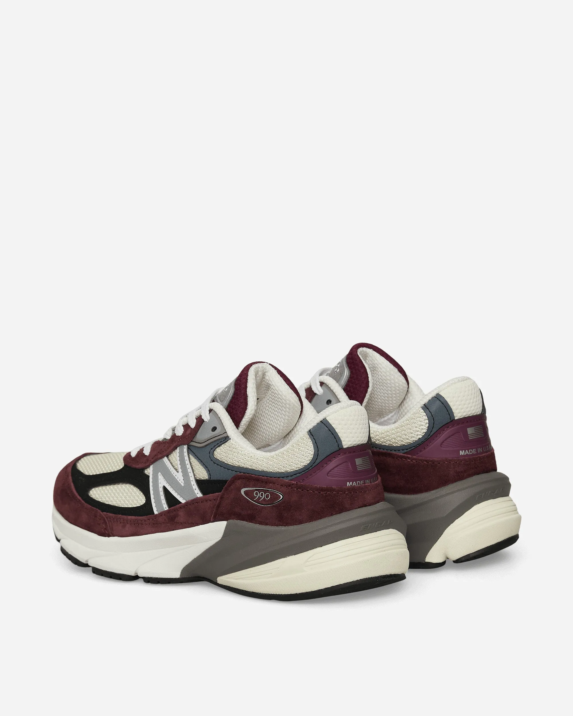Ultra Responsive Foam Odor Resistant Lining Made in USA 990v6 Sneakers Dark Ember / Afterglow