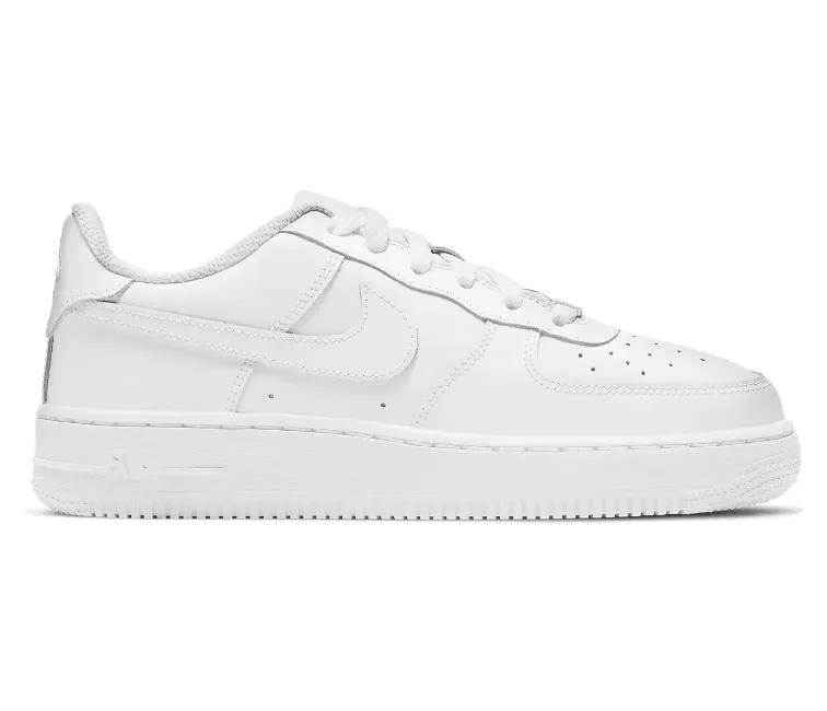 Hydraulic Heel Cushioning GS Nike Air Force 1 Low (Triple White)