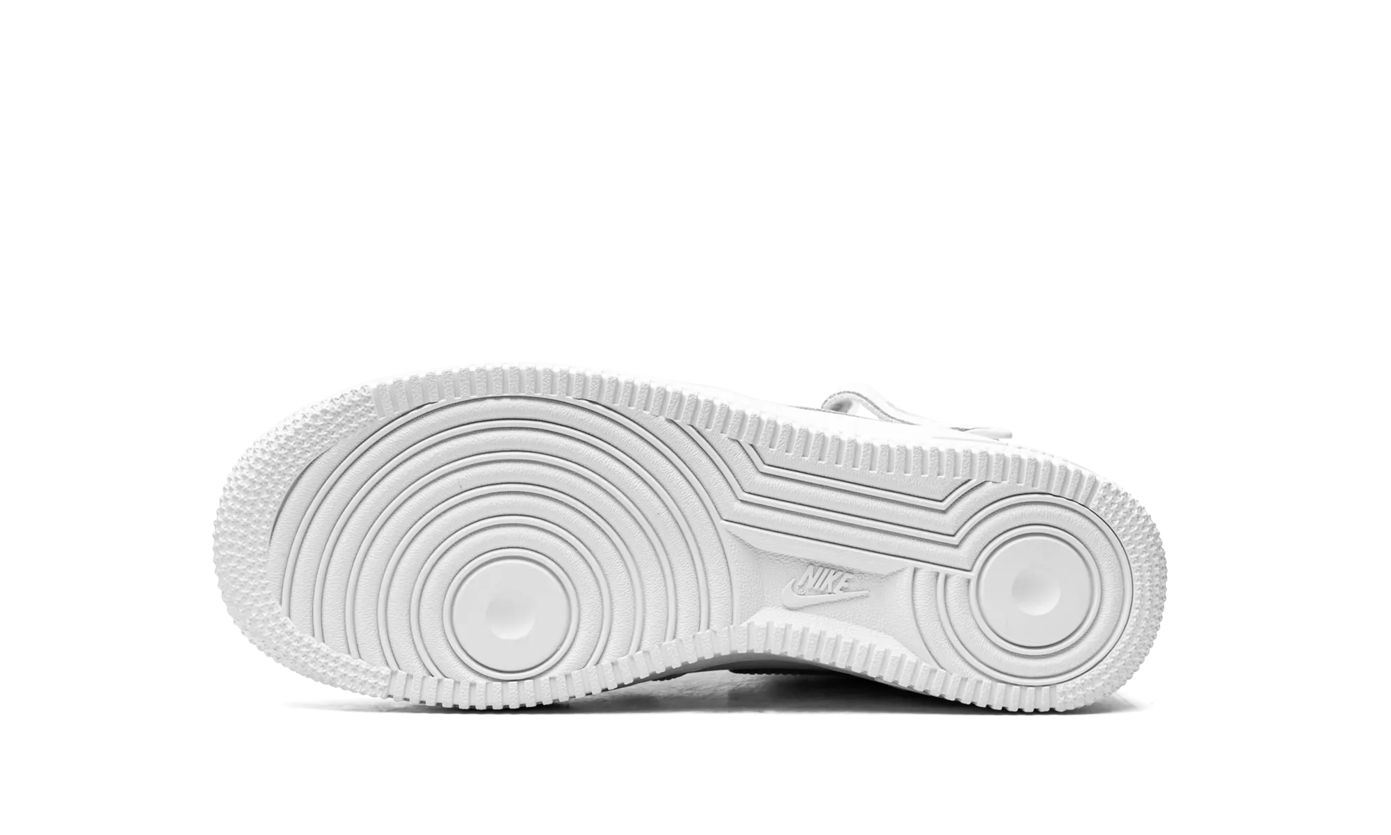 Fit Control Retro-inspired support Air Force 1 Mid GS "Triple White"