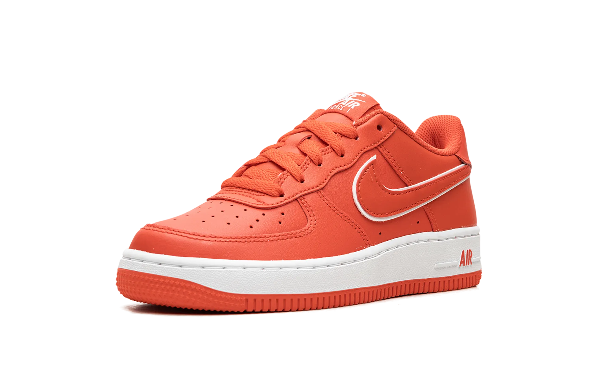 Clean Aesthetic Flexible Fabric Air Force 1 GS "Picante Red"