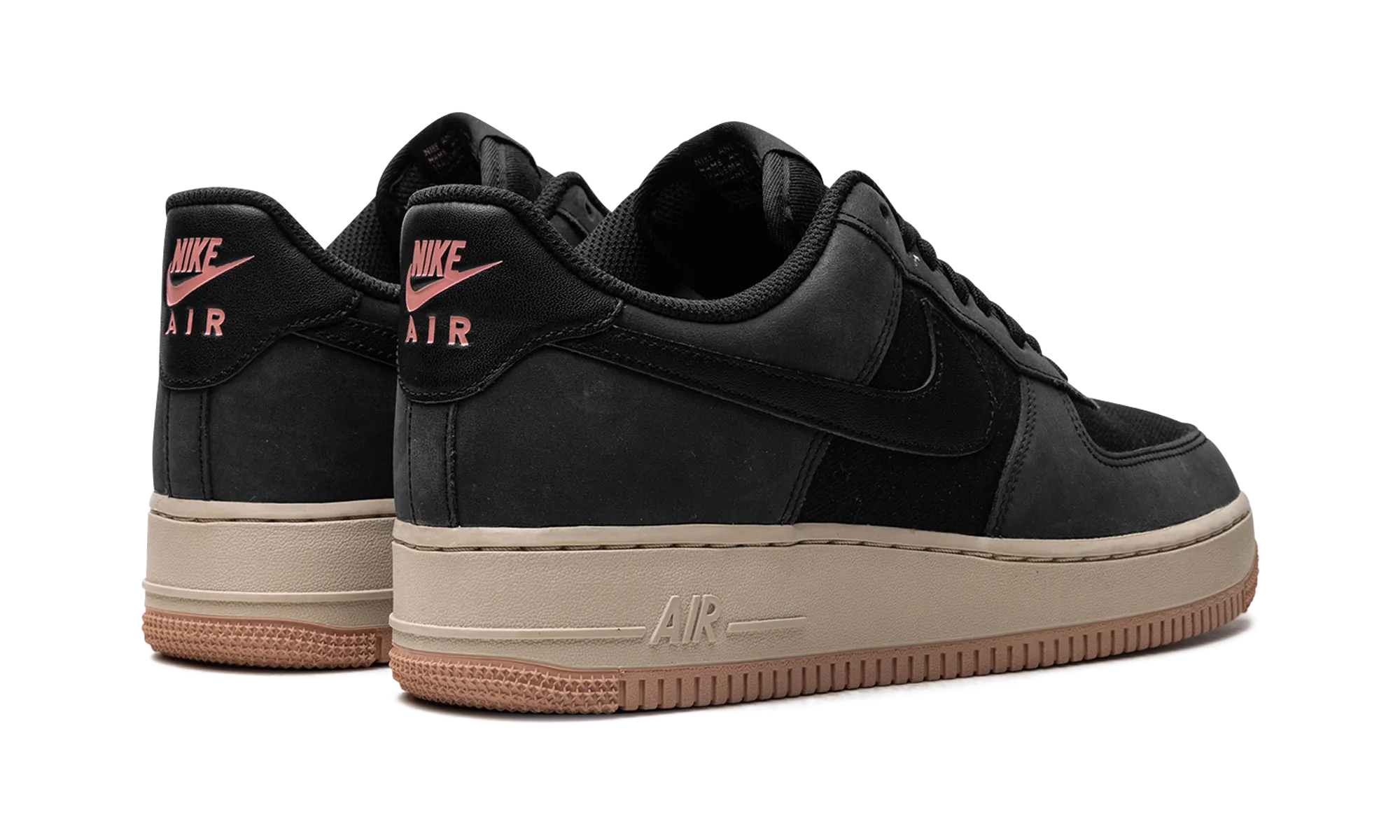 Padded Ankle Collar Premium Durability Air Force 1 Low '07 LX "Black Red Stardust"