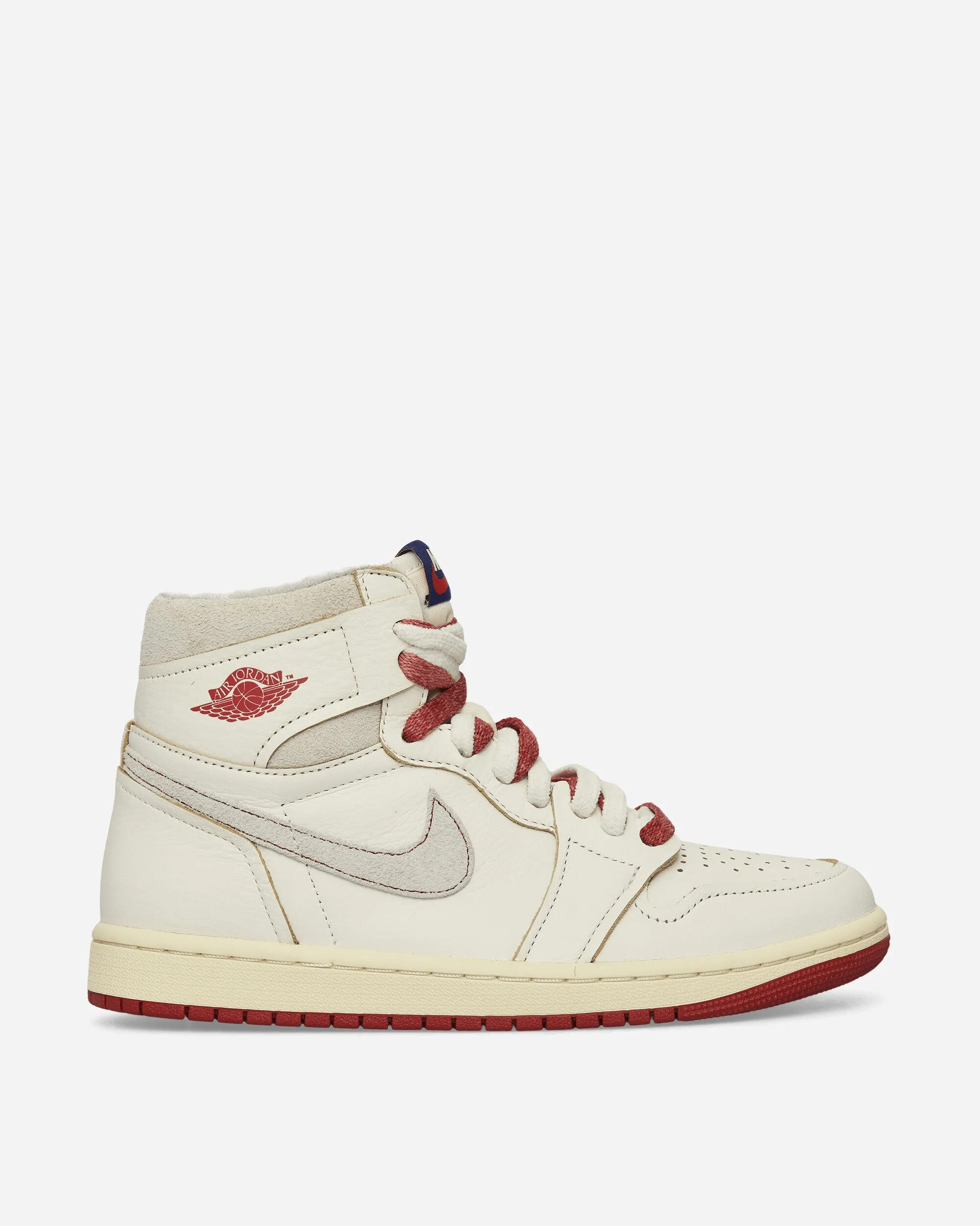 Neutral Control Women's Air Jordan 1 High OG 'Rare Air' Sneakers Sail / Cinnabar