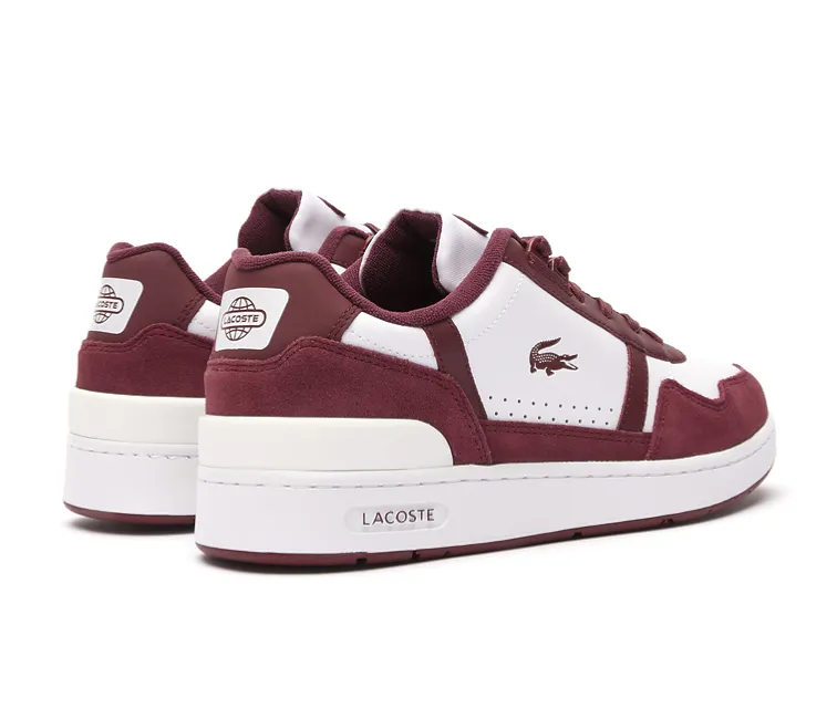 Padded materials Lightweight Ease Men's Lacoste T-Clip 223 3 (White/Burgundy)