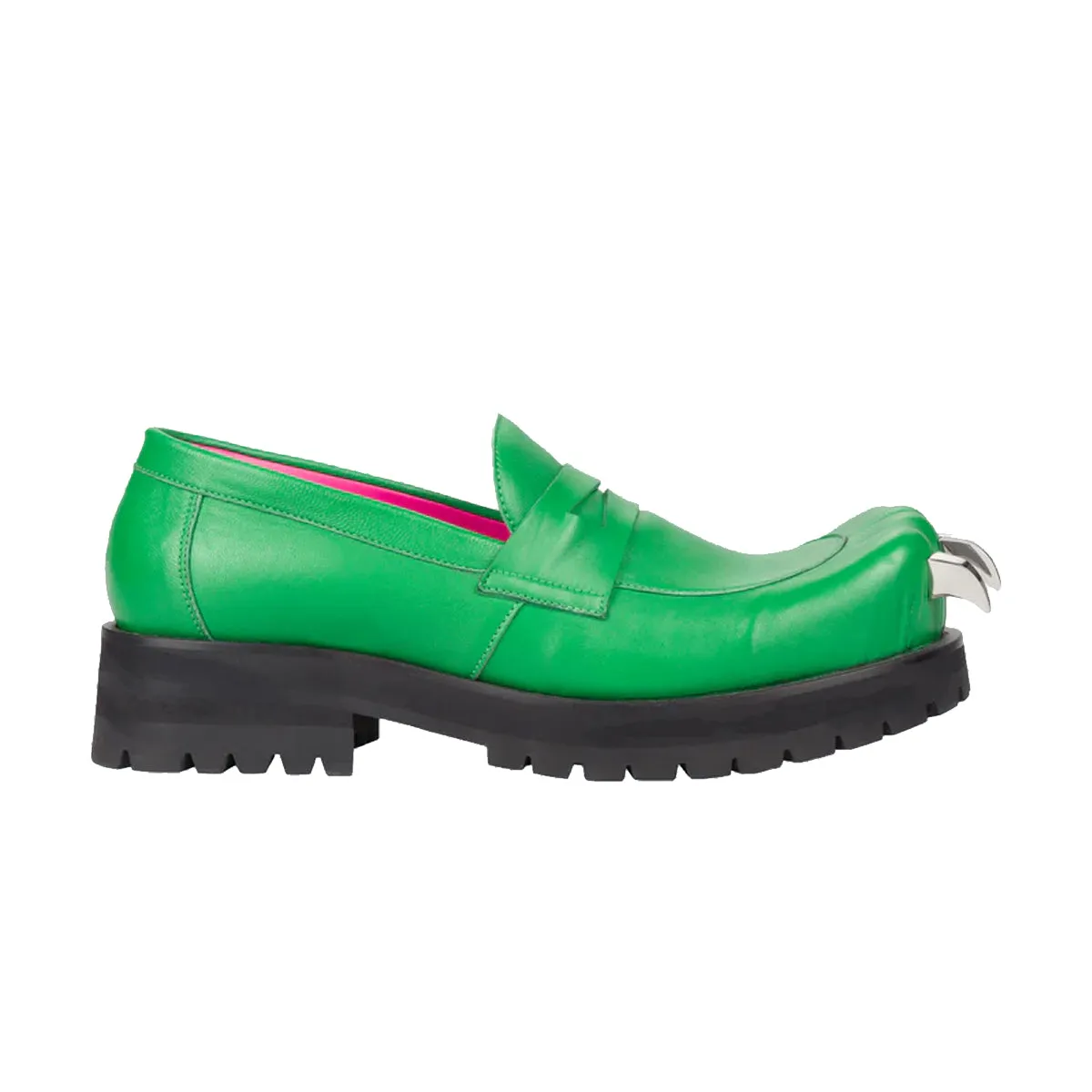 All-Purpose Wear Leather Moccasin Moggies 'Green'