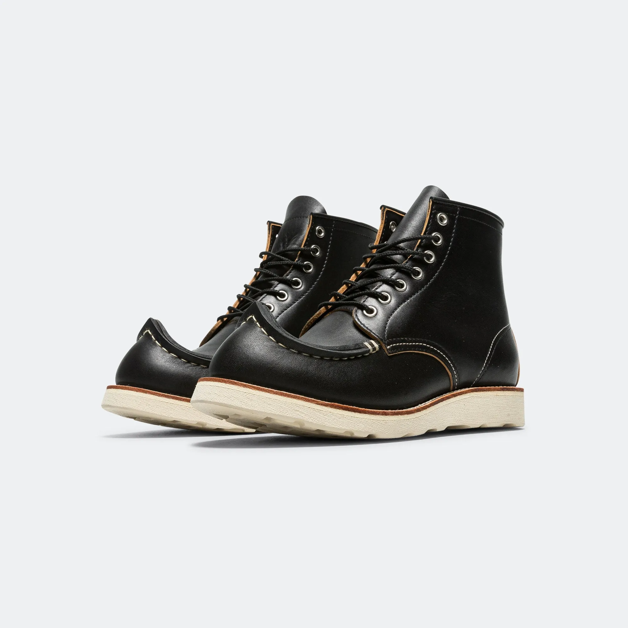 Leather TIBETAN Work Boots - Black City Street Ranch Wear