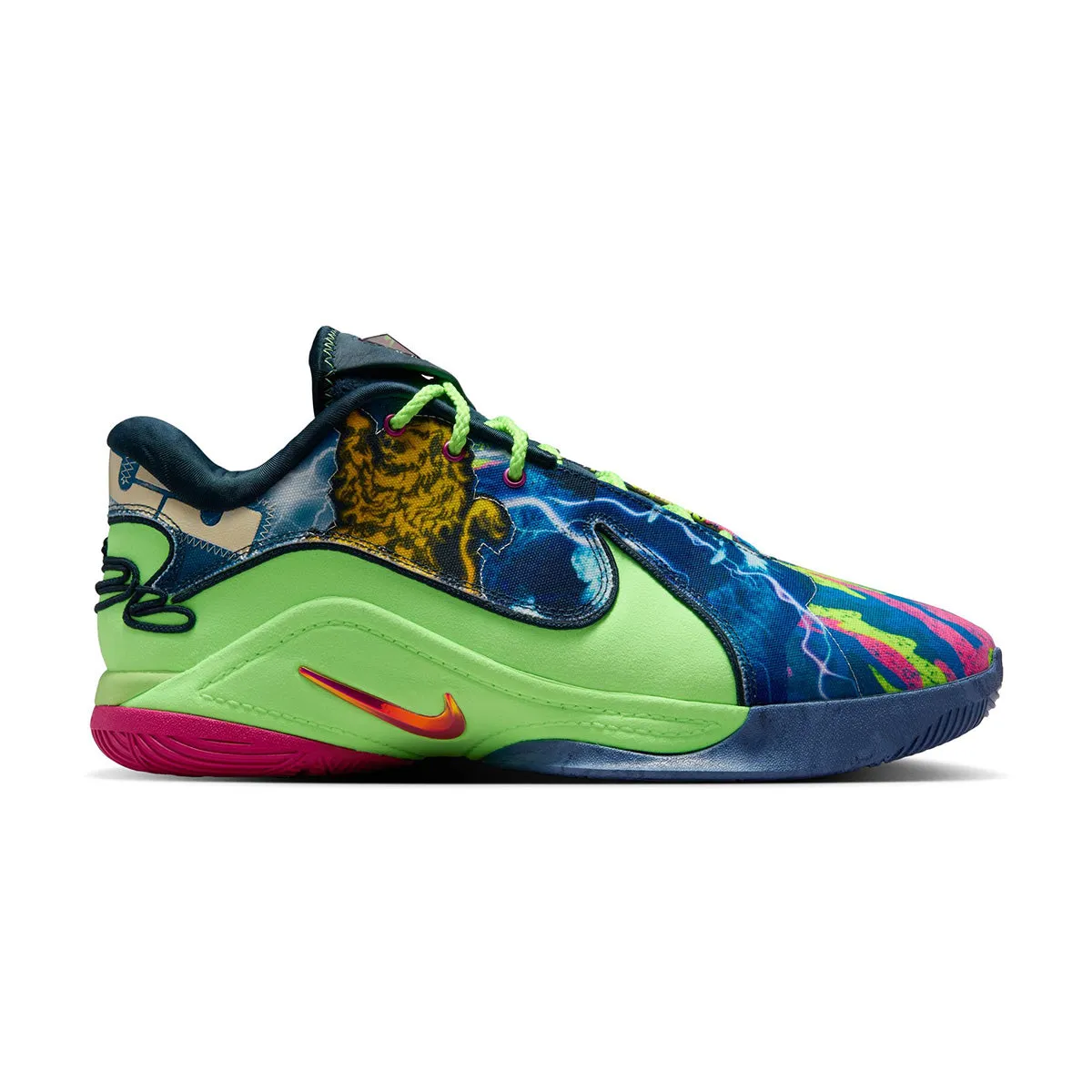 Lebron XXII BW EP 'Blustery Fireberry Ghost Green' texture - type