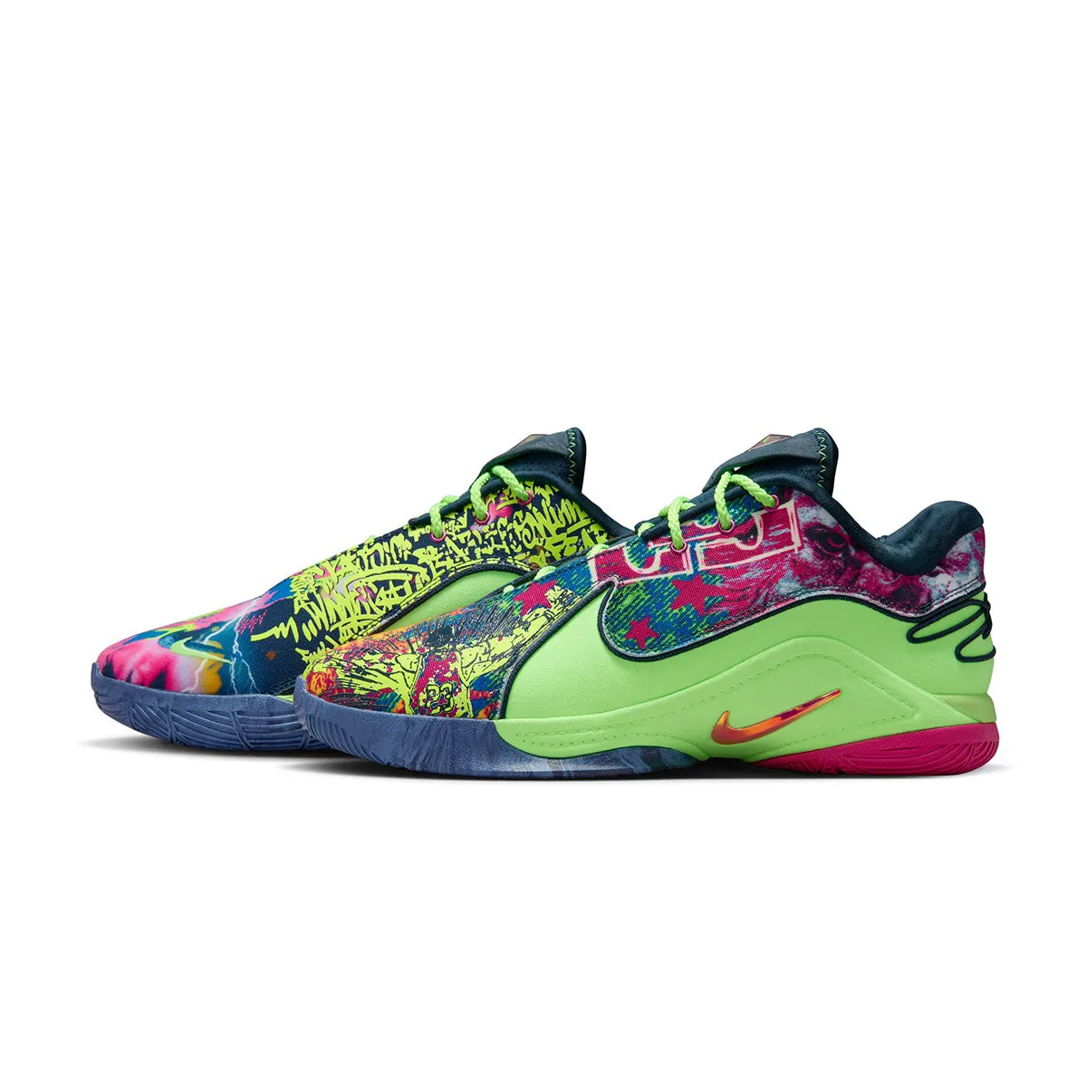 Lebron XXII BW EP 'Blustery Fireberry Ghost Green' Graphic
