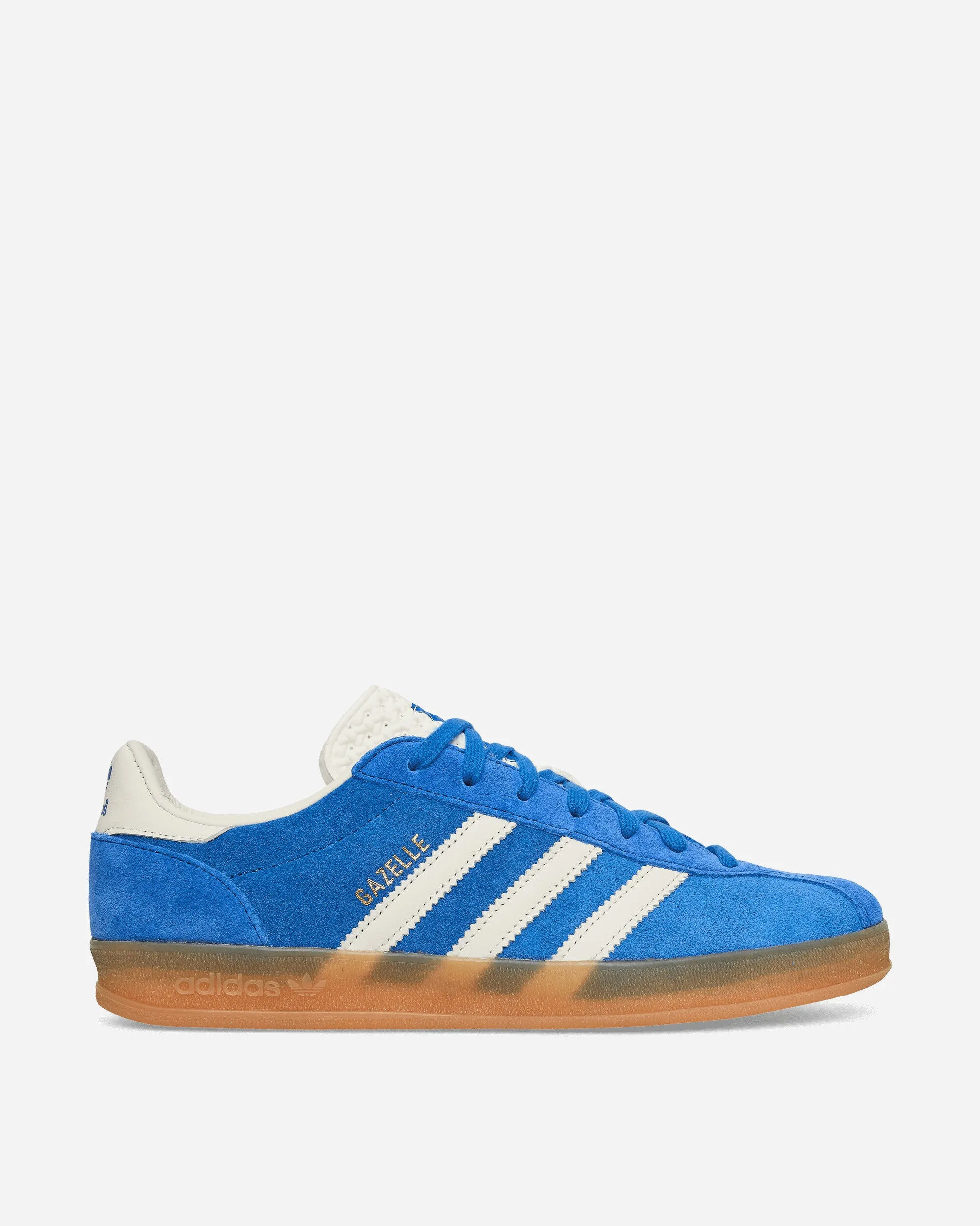 Gazelle Indoor Pro Sneakers Blue / Core White Adjustable Strap Lock Flexible Material