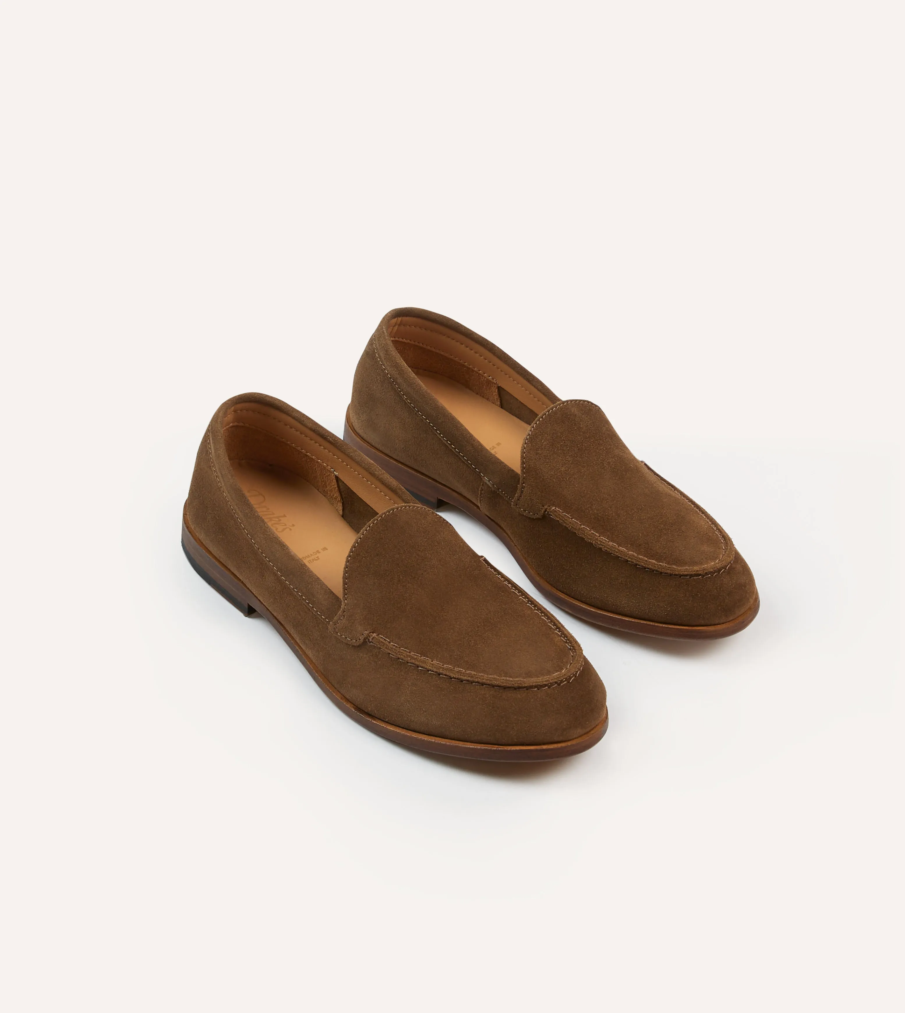 Light Brown Suede Henri Summer Loafer Daily Meeting