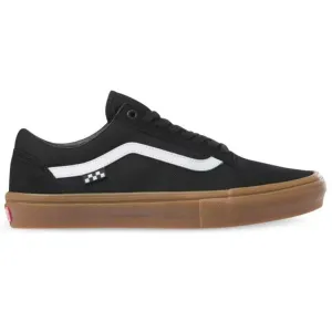 Vans - Skate Old Skool Shoes Black/Gum Breathable Upper Slide Performance