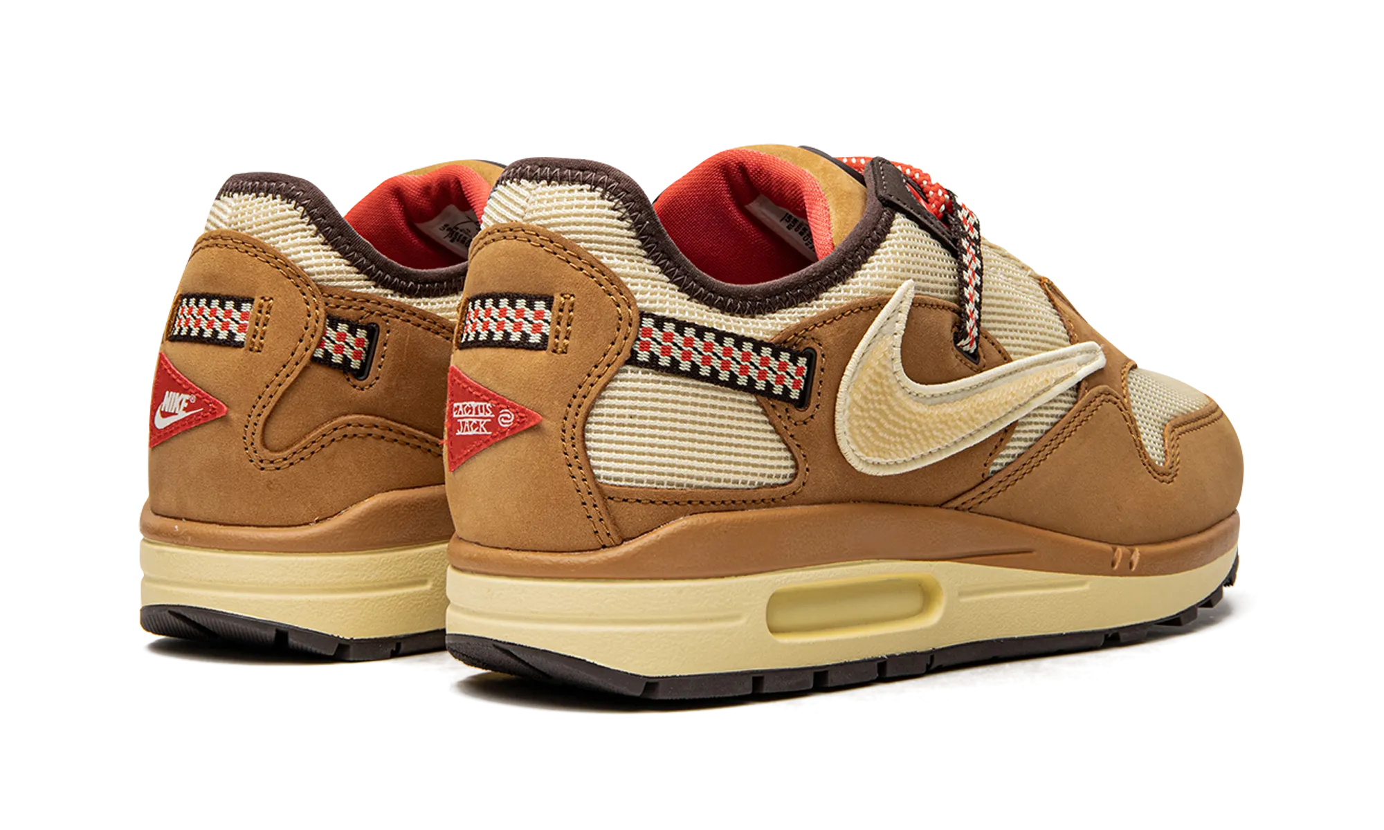 Air Max 1 "Travis Scott - Wheat" stability - focused running shoes