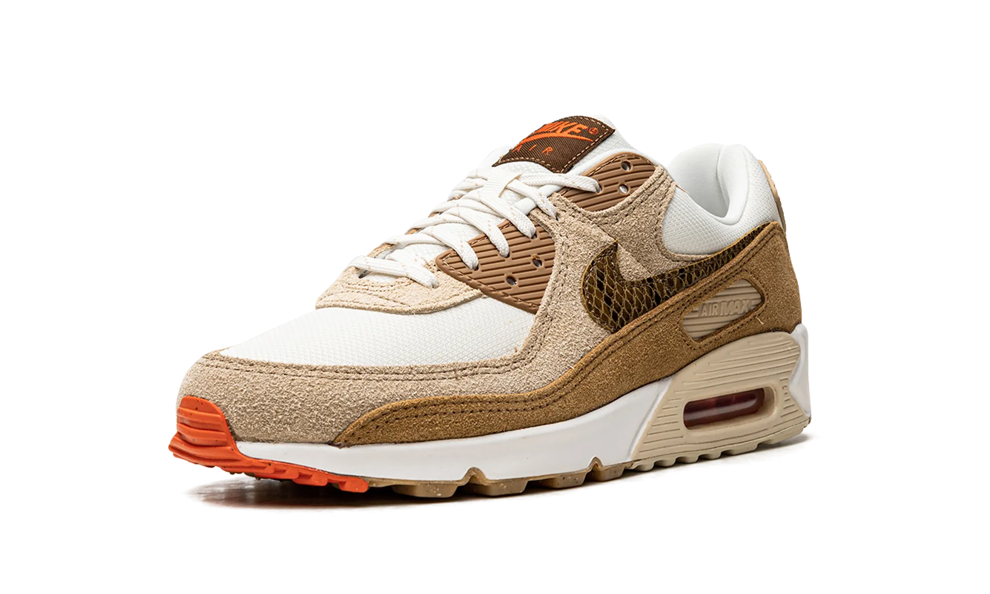 running in a forest Supportive footwear AIR MAX 90 WMNS "Pale Ivory Snakeskin Swoosh"