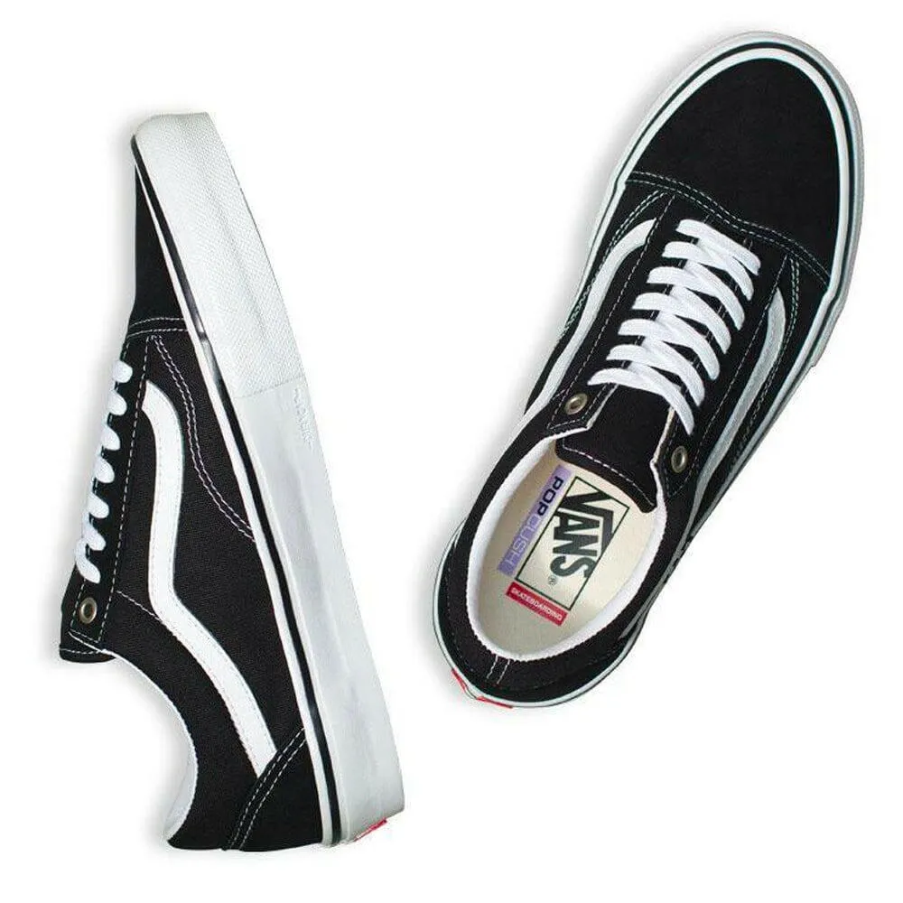 Vans - Skate Old Skool Shoes Black/White Functional Style Outdoor Comfort
