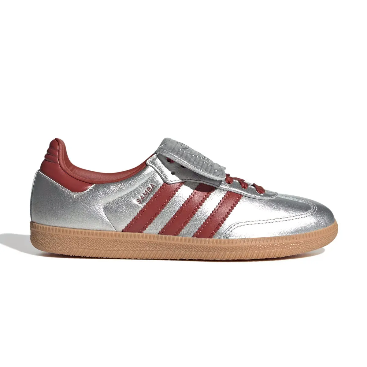 Wmns Samba Long Tongue 'Silver Metallic Preloved Ruby' Strap