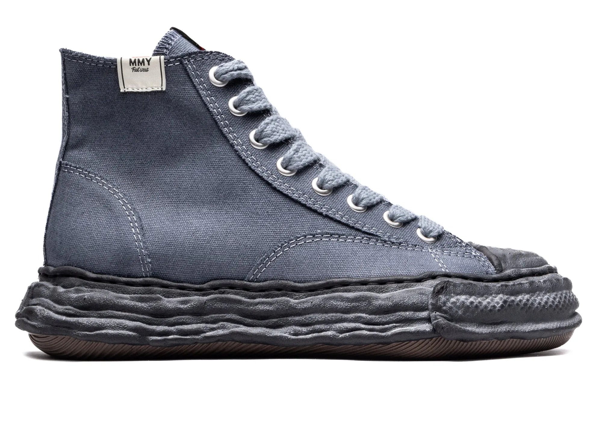 Maison Mihara Yasuhiro Peterson High in Black/Black Clean Step