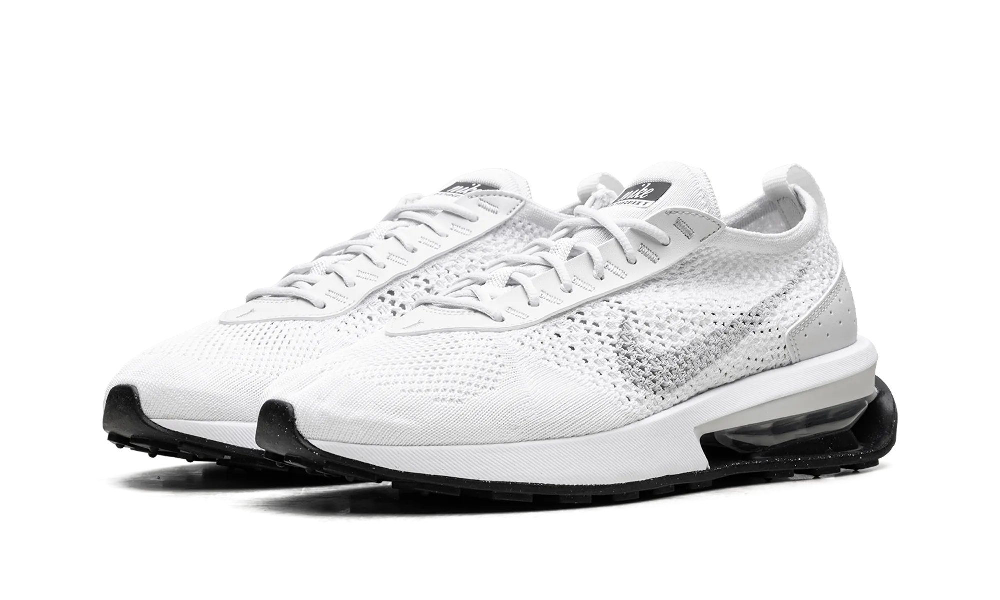 tempo running shoe potential zipper - closure running shoes AIR MAX FLYKNIT RACER WMNS "Pure Platinum"