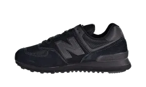 574 Classics "Black" lightweight - material - portability shoes velcro