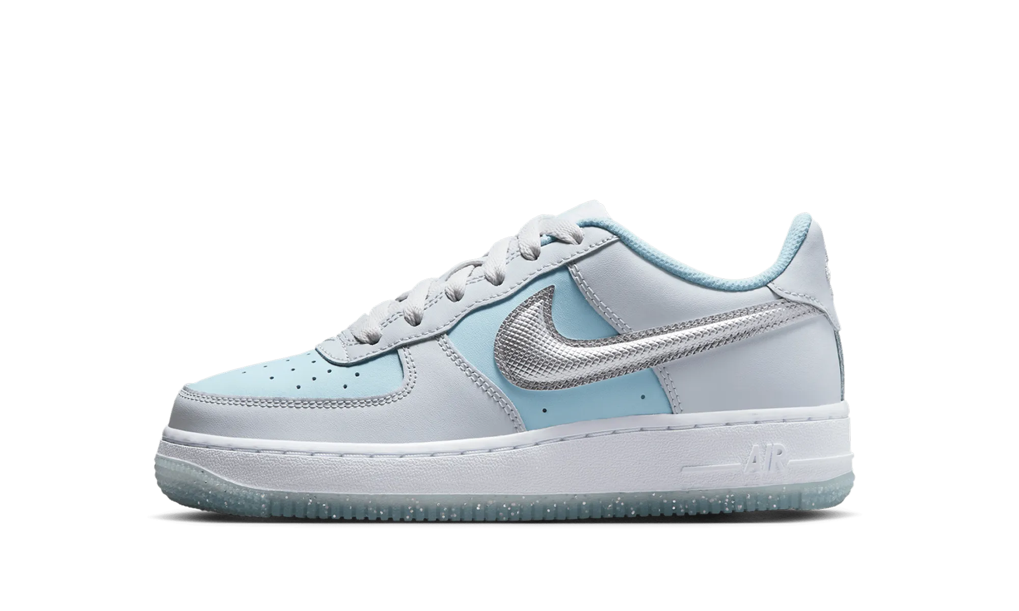 Air Force 1 GS "White/Safety Orange-White" Anti Slip Traction Fast Lane