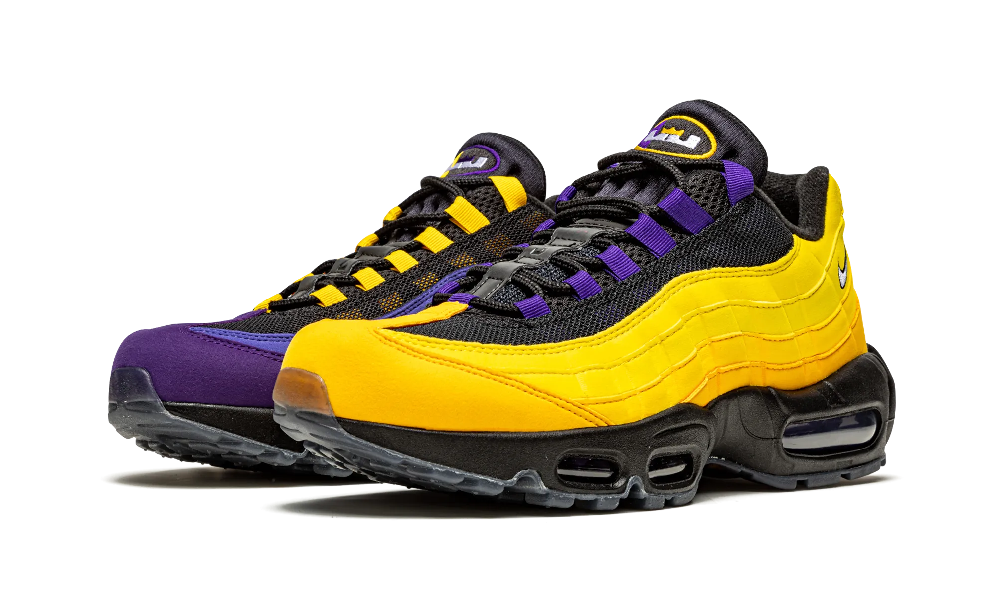Well-known high - cut Air Max 95 NRG "Lakers - Lebron"