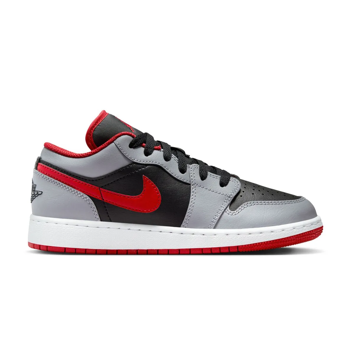 Air Jordan 1 Low 'Black Light Smoke Grey' Bright Comfortable Wear